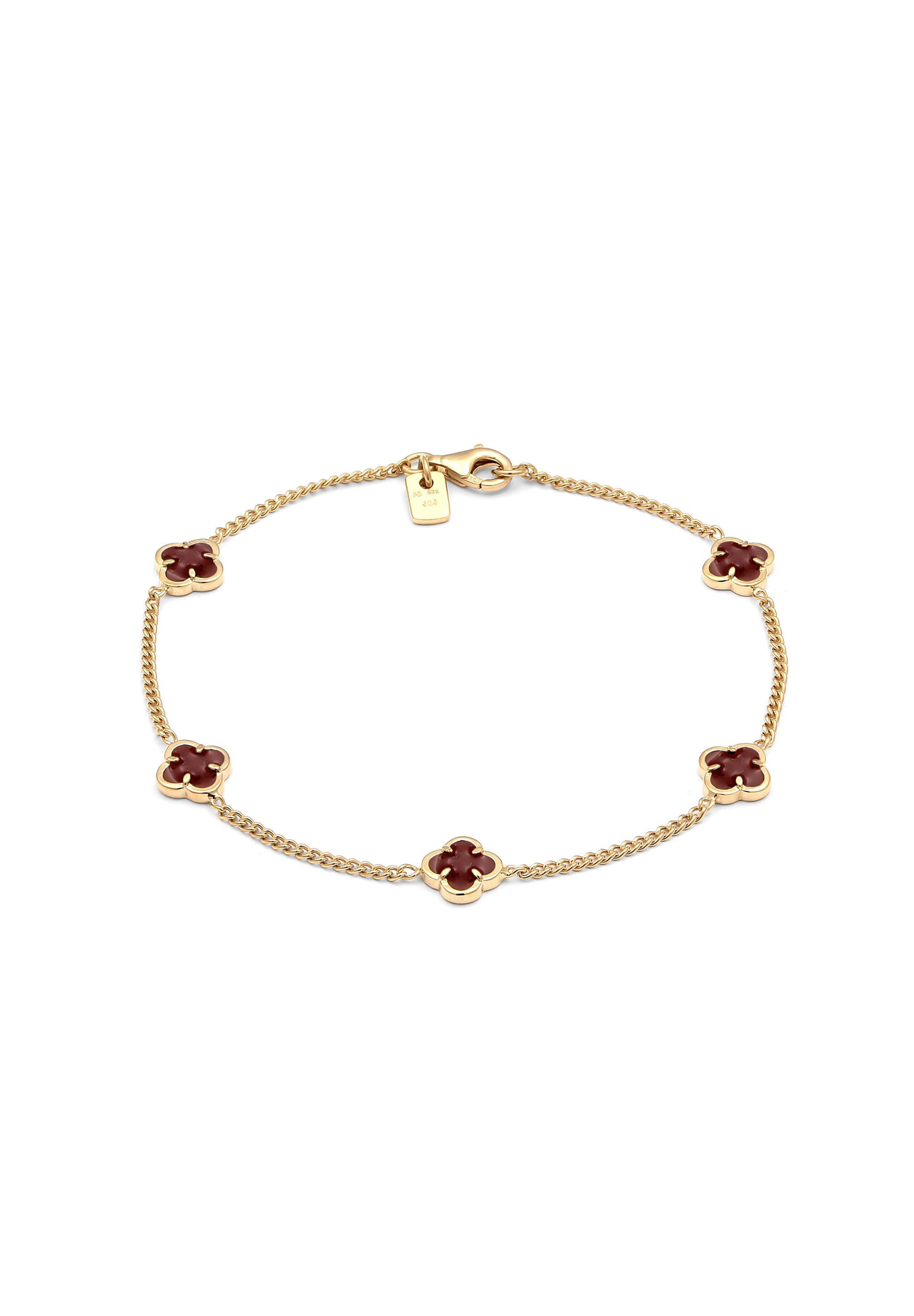 Kuzzoi Silberarmband Kleeblatt Emaille 925 Sterling günstig online kaufen