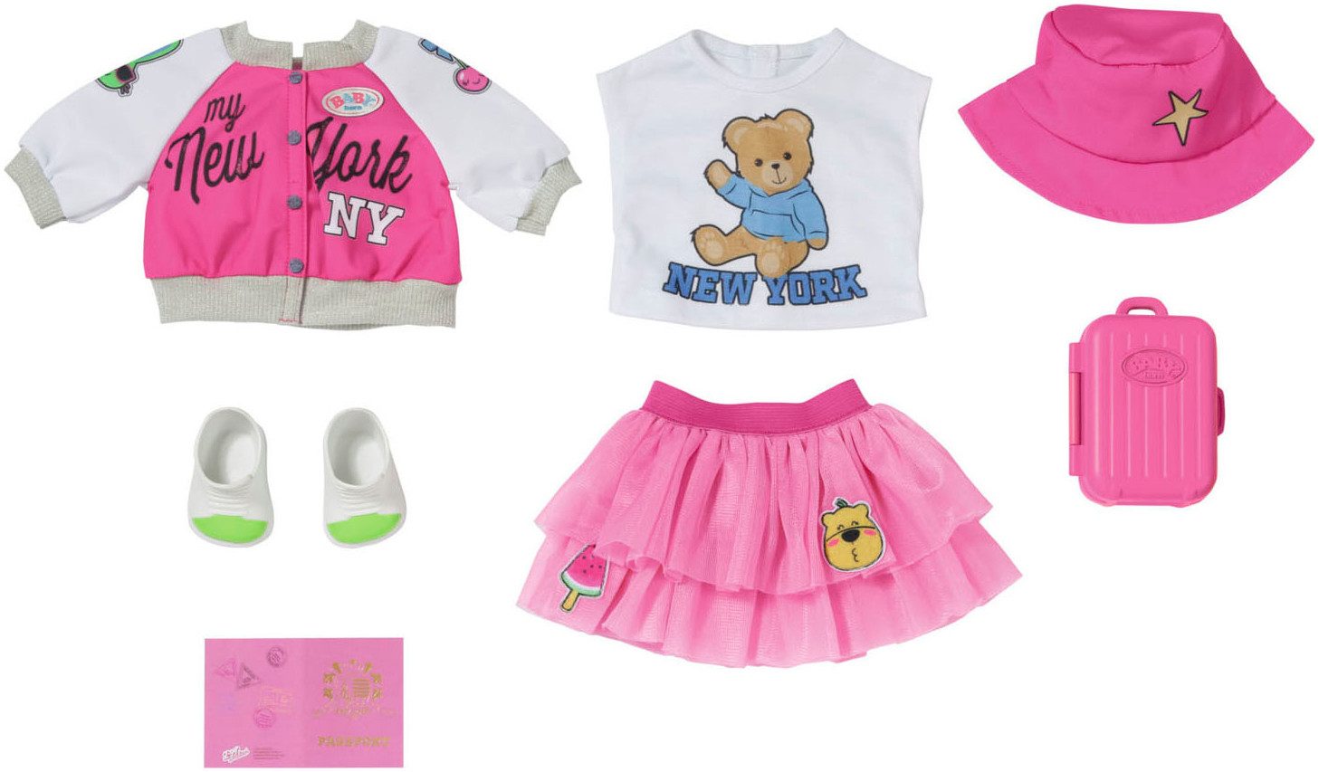 Baby Born Puppenkleidung Deluxe Reiseoutfit, 43cm günstig online kaufen