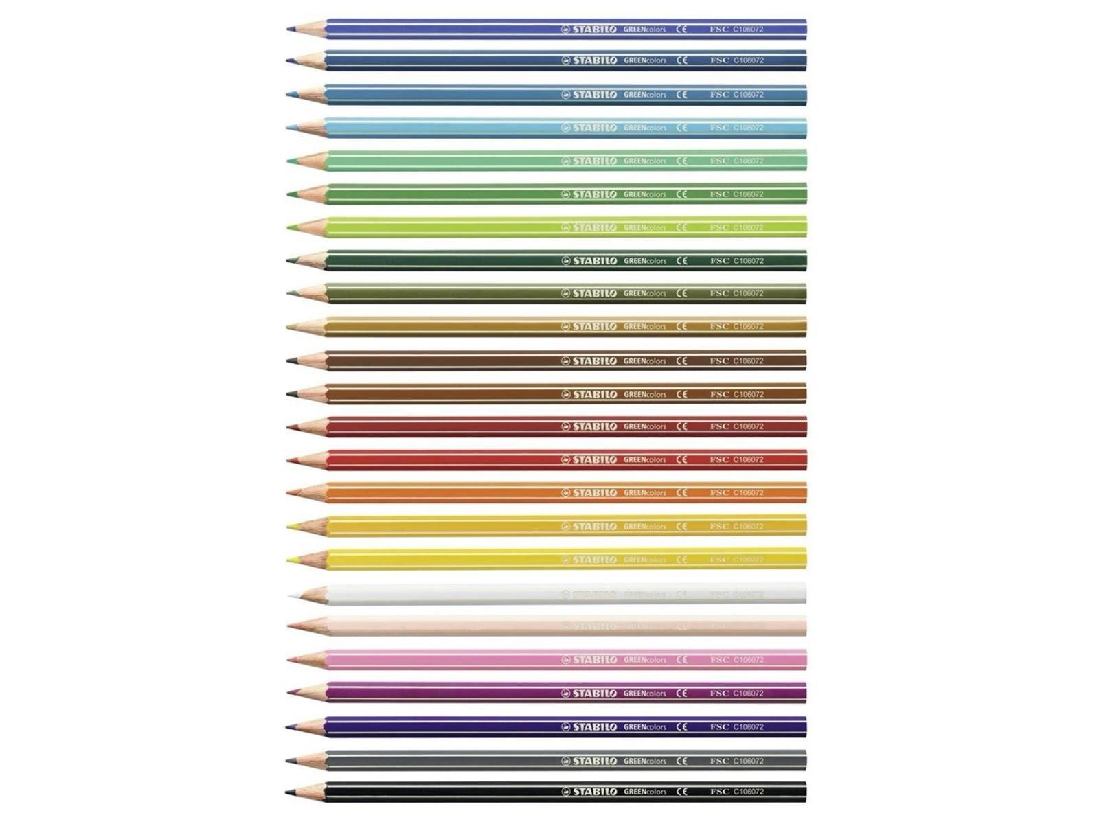 STABILO Buntstift STABILO GREENcolors Buntstift - 24er Set
