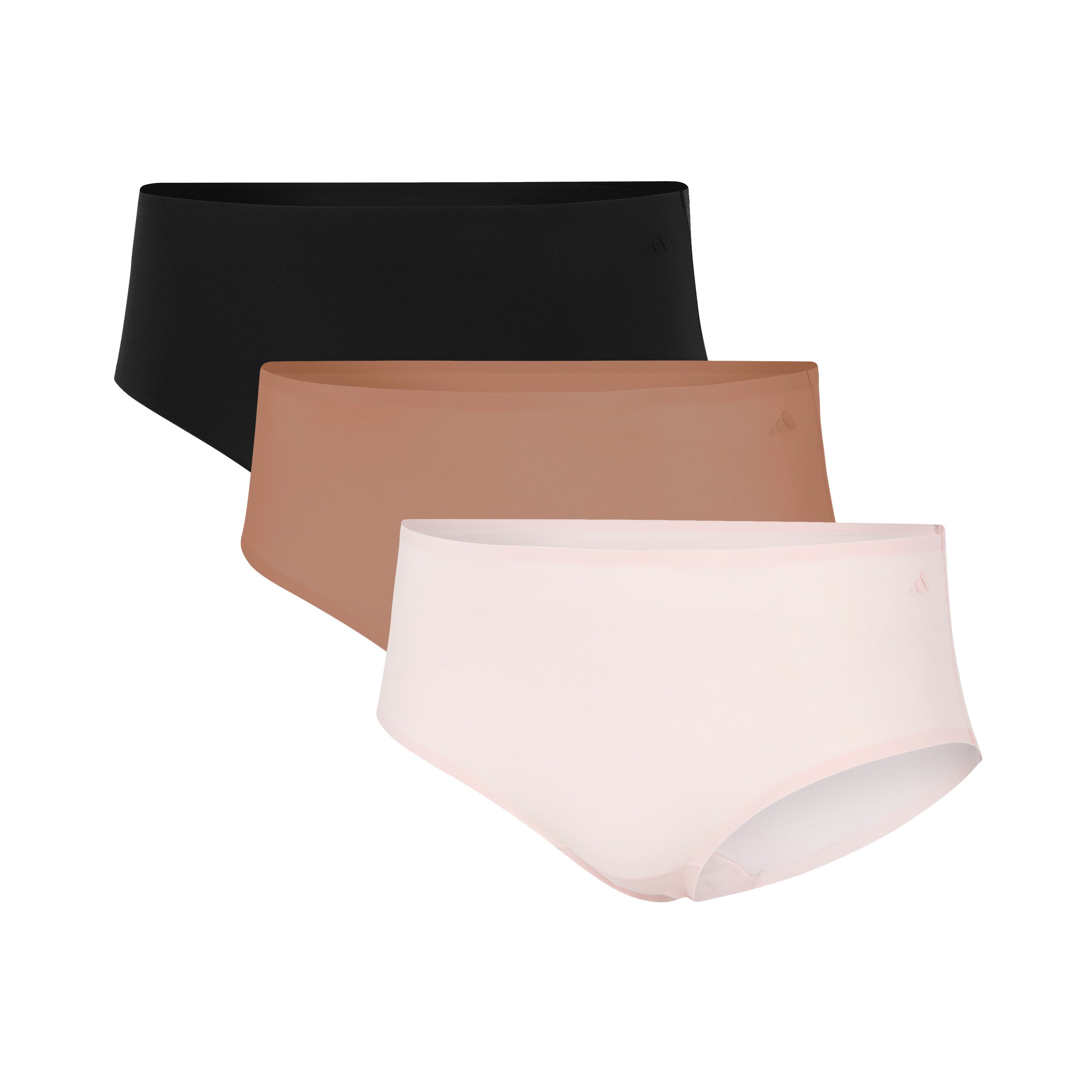 adidas Sportswear Hipster Sport Active Light Flex-Packaged Panties (3er Pack) mit Stretch, gebondete Abschlüsse, bequem, weich und flexibel