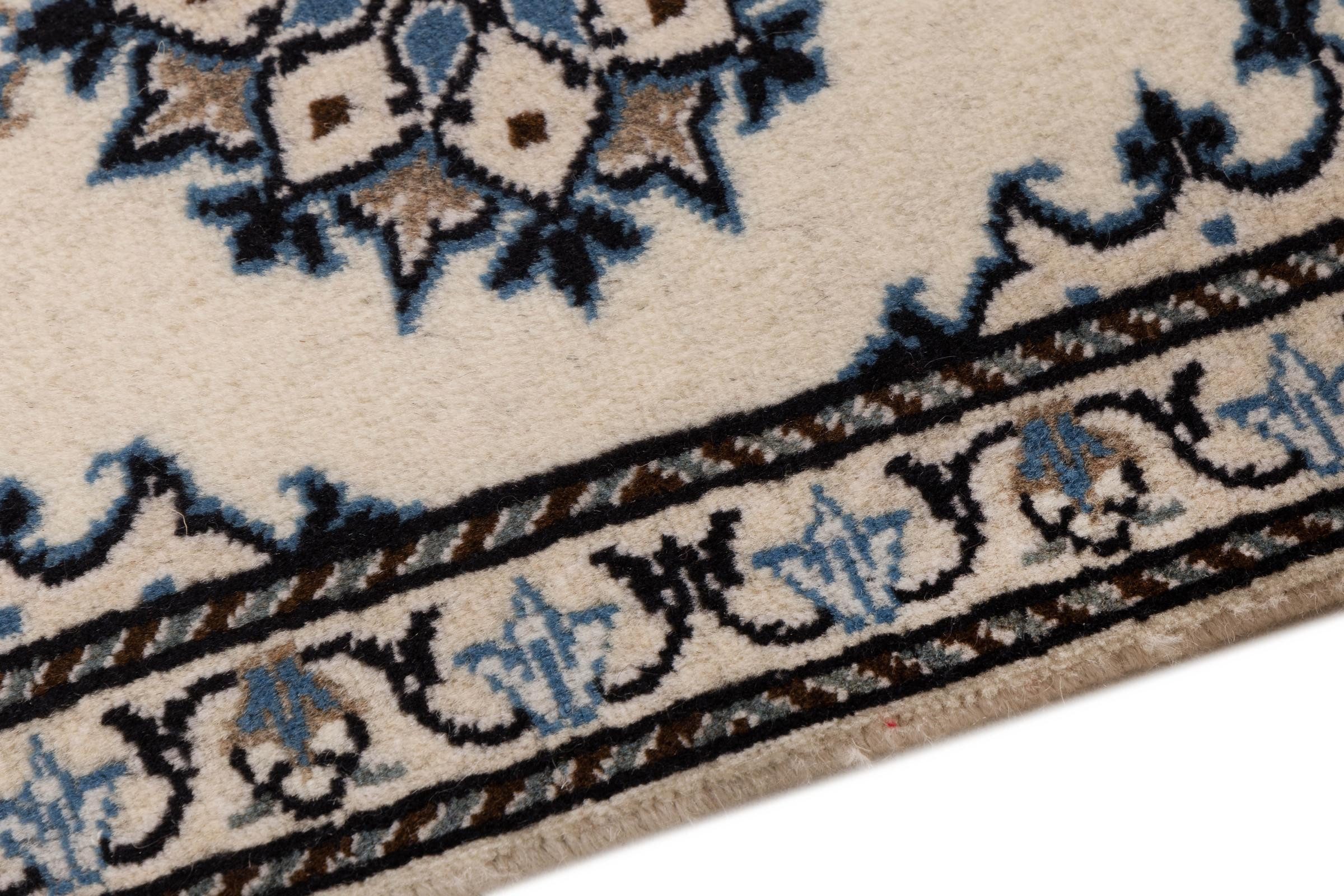 Nain Trading Orientteppich Nain 41x59 Handgeknüpfter Orientteppich / Perserteppich, rechteckig, Höhe: 12 mm
