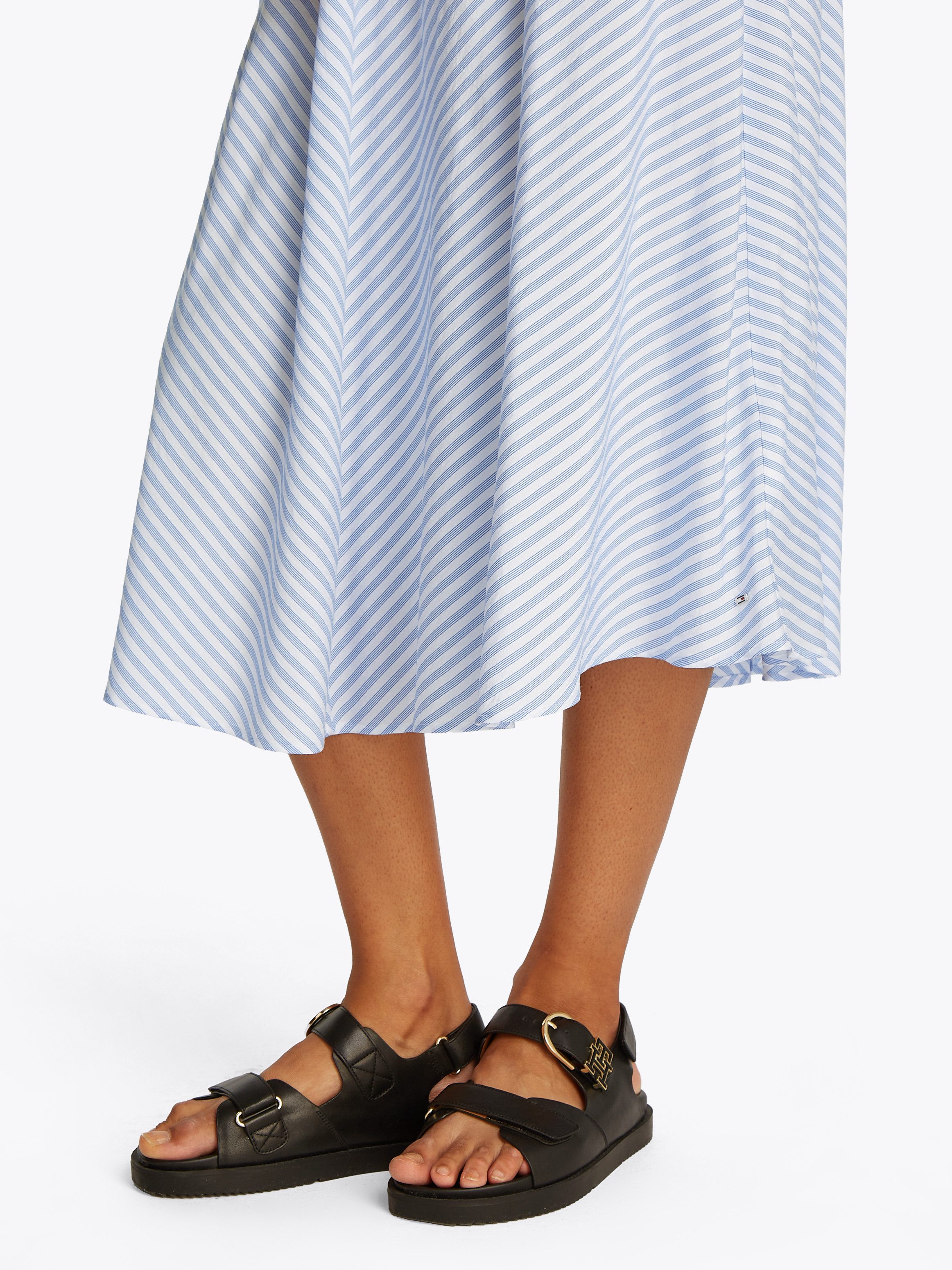 Tommy Hilfiger A-Linien-Rock CRINKLE VISCOSE MIX günstig online kaufen
