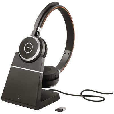 Jabra Evolve 65 Second Edition, Stereo, Microsoft Kopfhörer (inkl. Lade- und Dockingstation, Headset, Lautstärkeregelung)