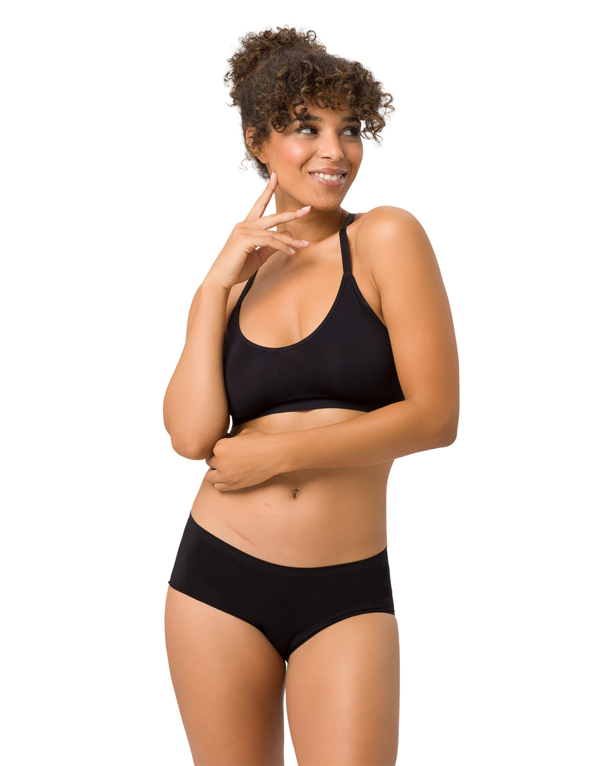 Beedees Bustier Comfee Pure (1, 1-tlg., 1) Bügelloser One-Size-BH