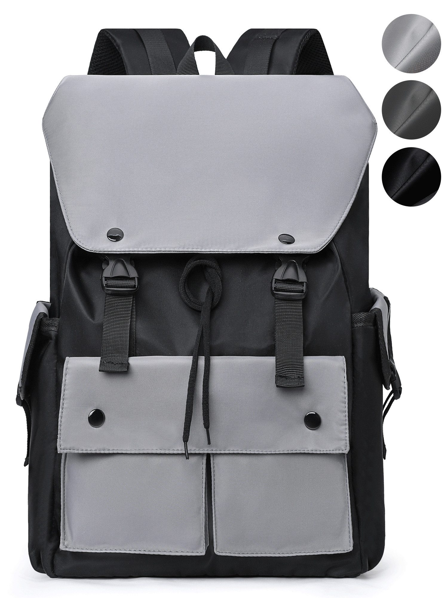 NULSTA Cityrucksack Wasserdicht Reiserucksack Daypack Damen Herren mit Laptopfach (für Fahrrad, Arbeit, Uni - Laptop Tagesrucksack Wasserabweisend, Rucksack, Backpack)