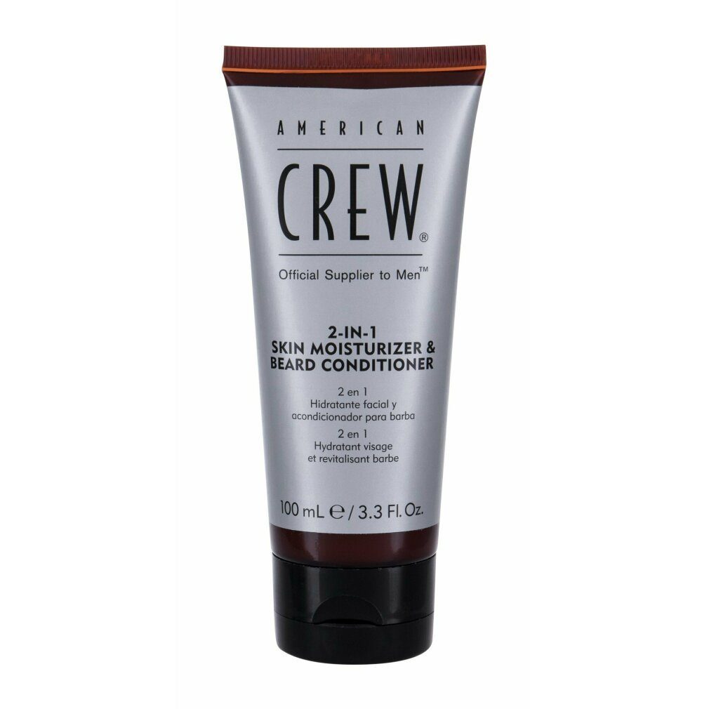AMERICAN Bartconditioner Crew 2 in 1 Gesichtsfeuchtigkeitscreme Und Bartpflegemittel 100ml