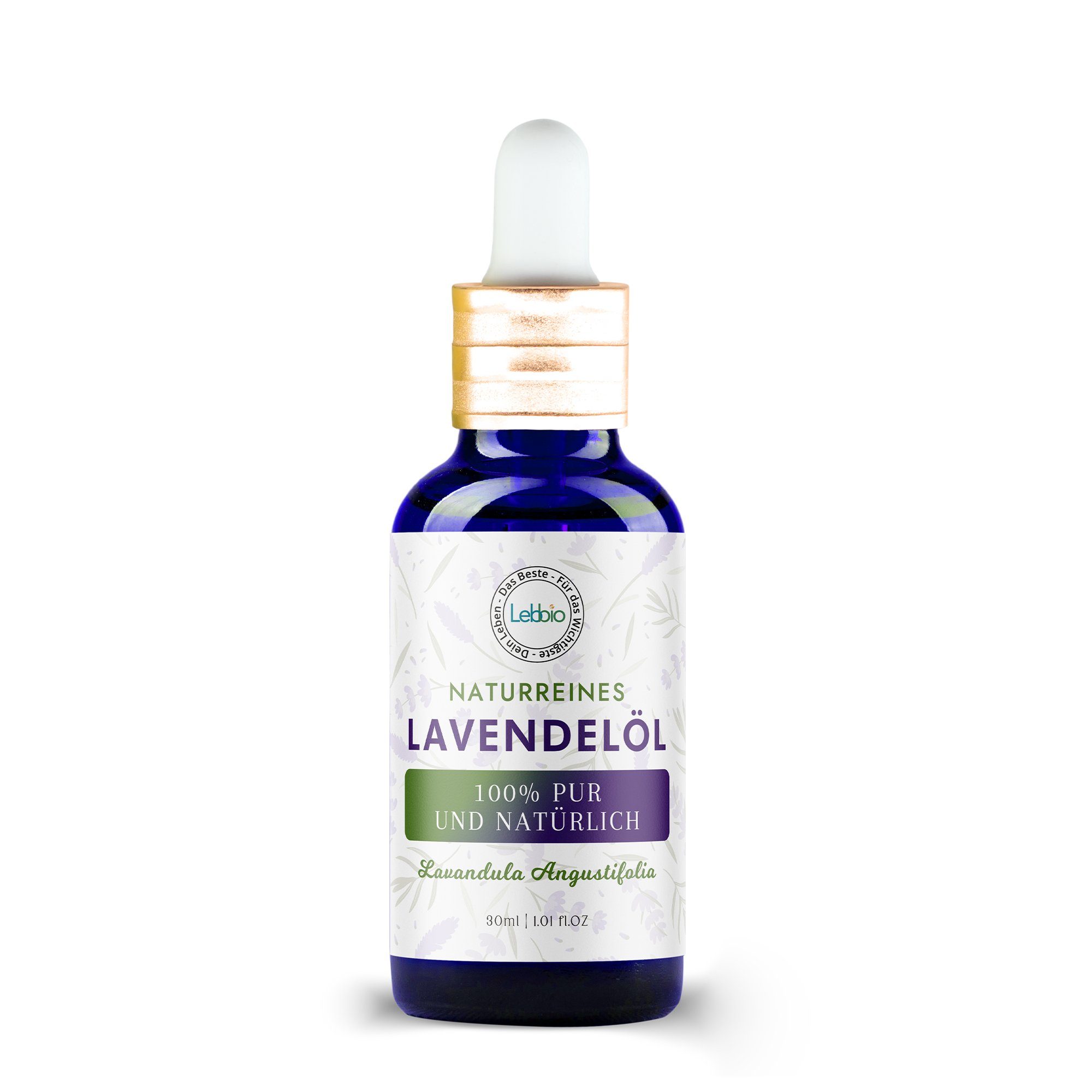 100% – 30 Lebbio Lavendelöl Lebbio Pur natürlich, ml und Inhalt Körperöl