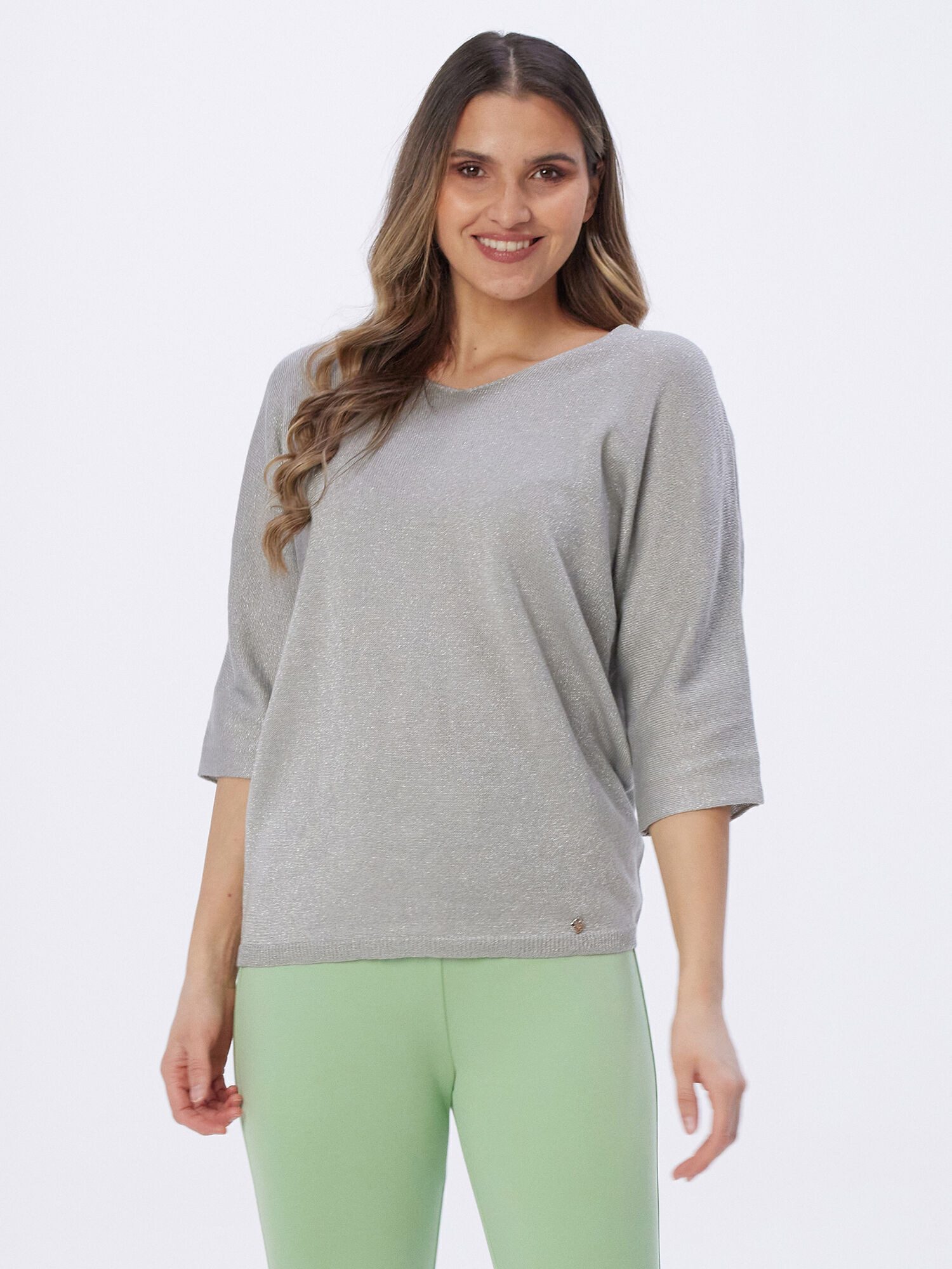 Christian Materne Strickpullover 3/4-Arm-Shirt Figurumspielend mit günstig online kaufen