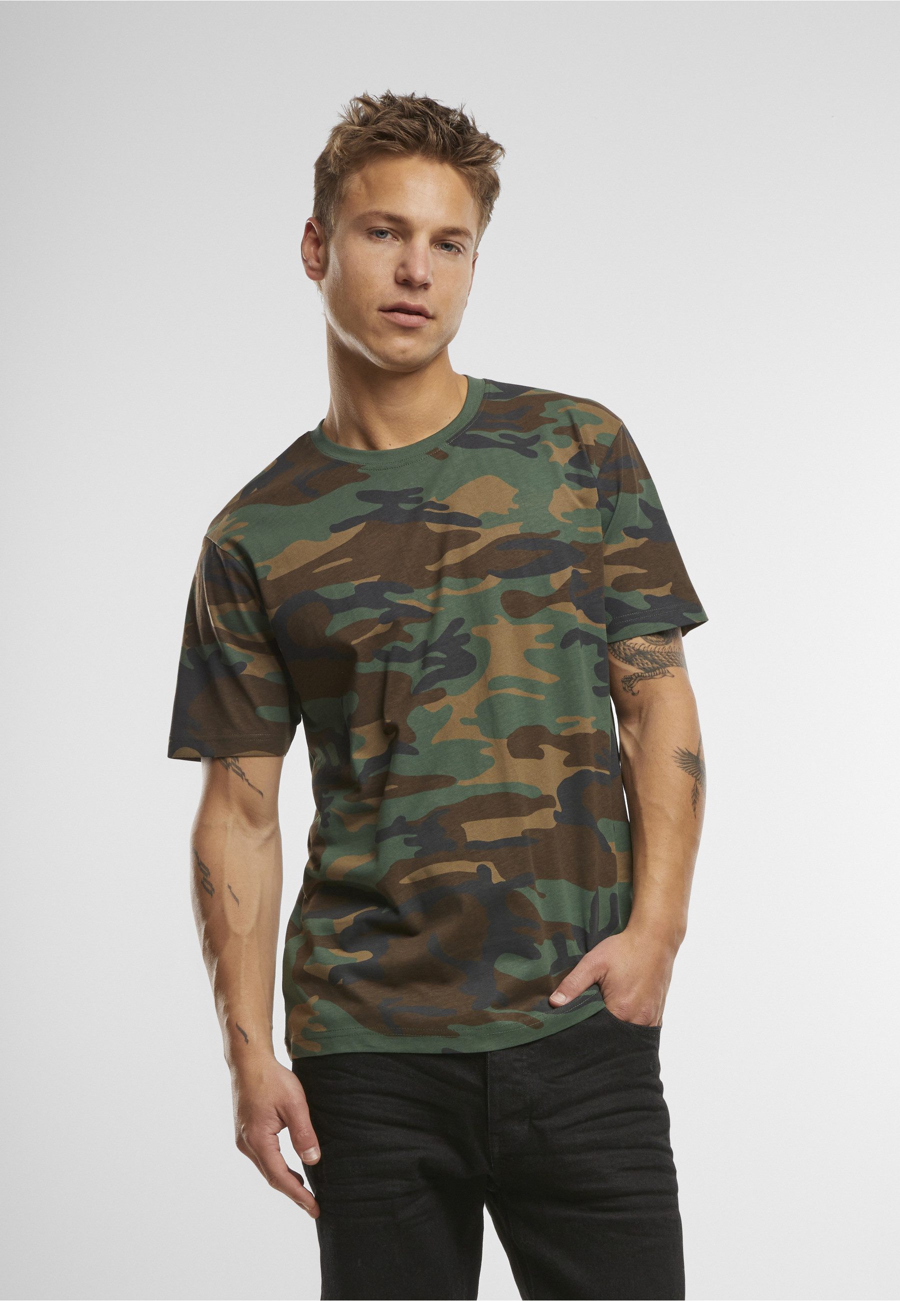 Brandit Kurzarmshirt Brandit Herren Brandit Premium Shirt (1-tlg)