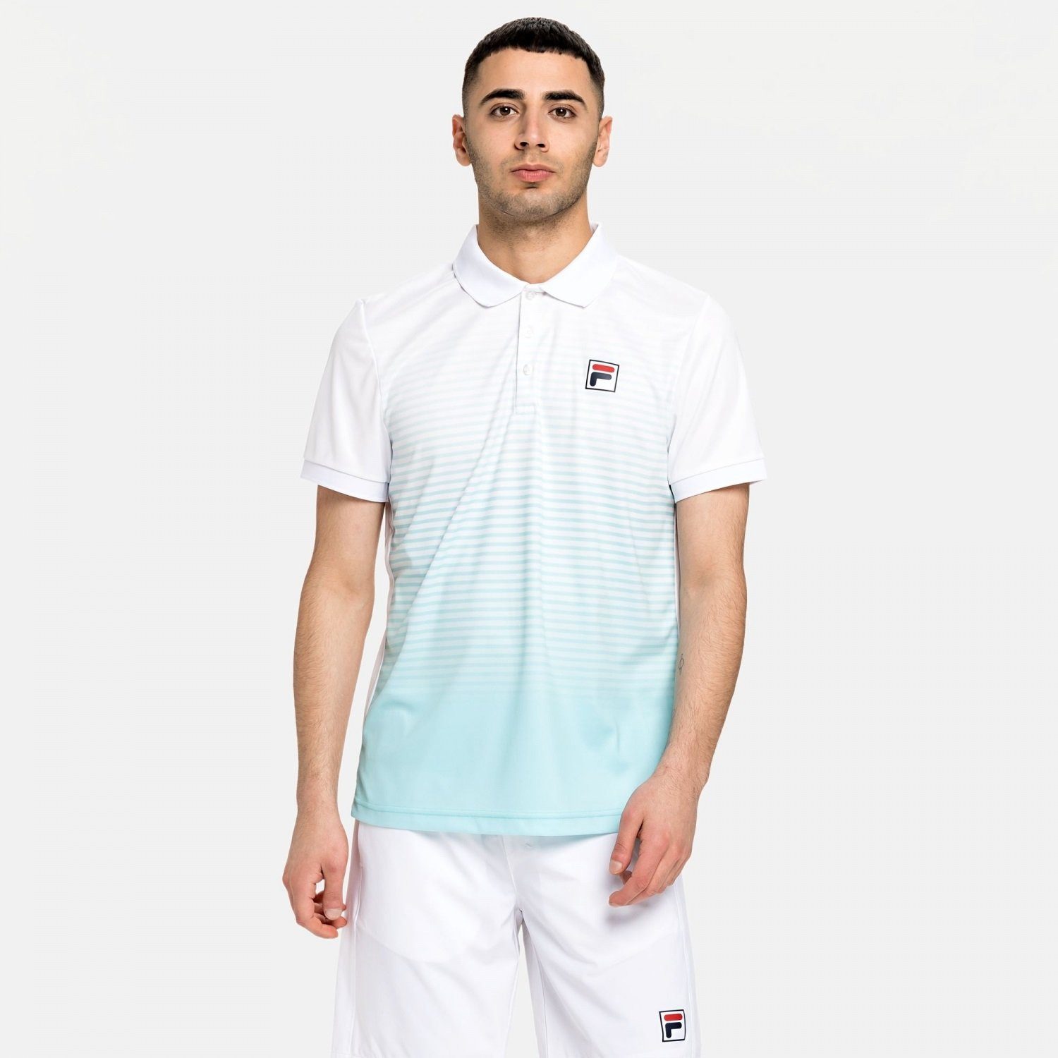 Fila Poloshirt Jaden weiss/mint Herren