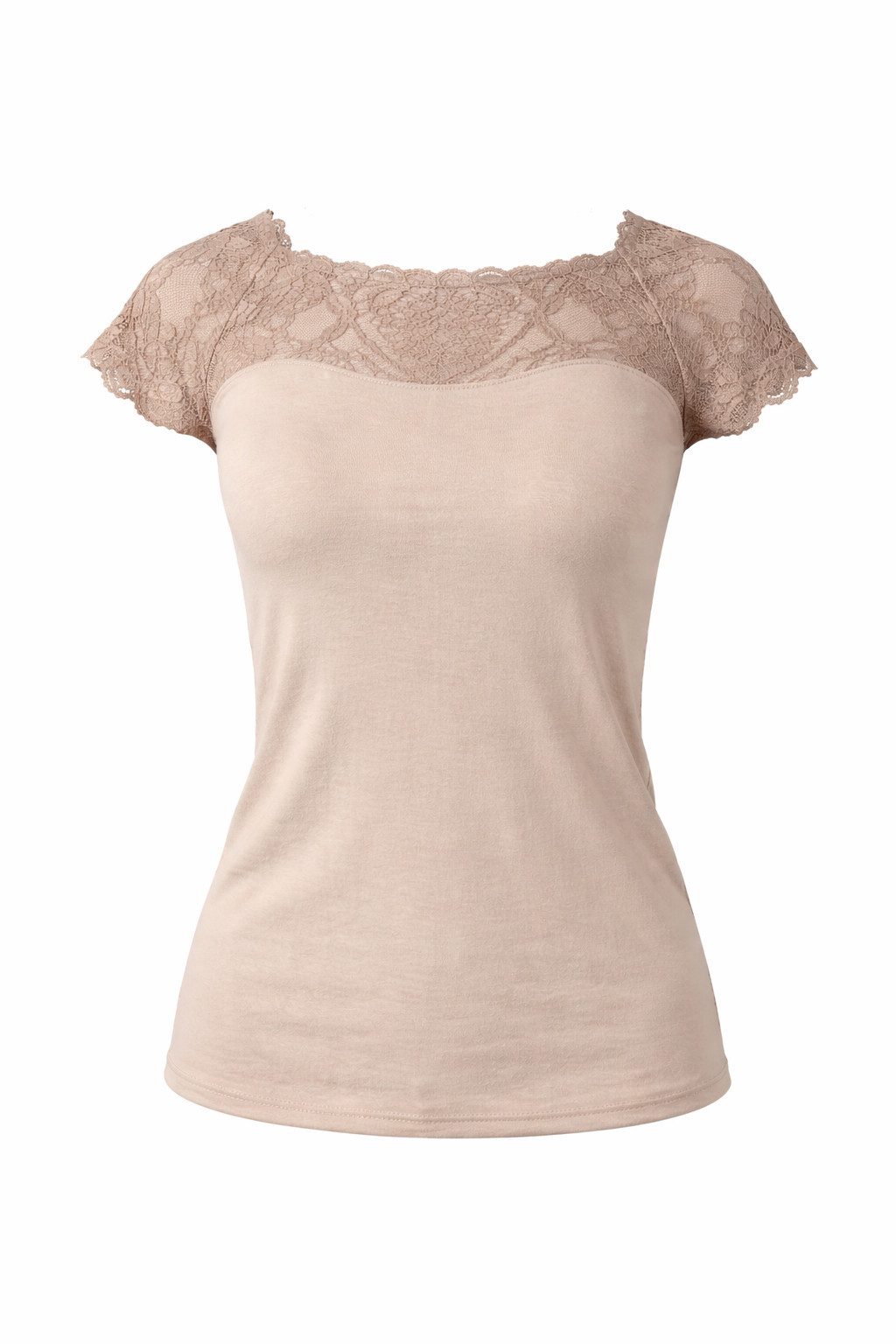 Spitzenshirt Spitzenshirt Spitze Spitzen T-Shirt Bluse Shirt M.71 Gr. 36-40
