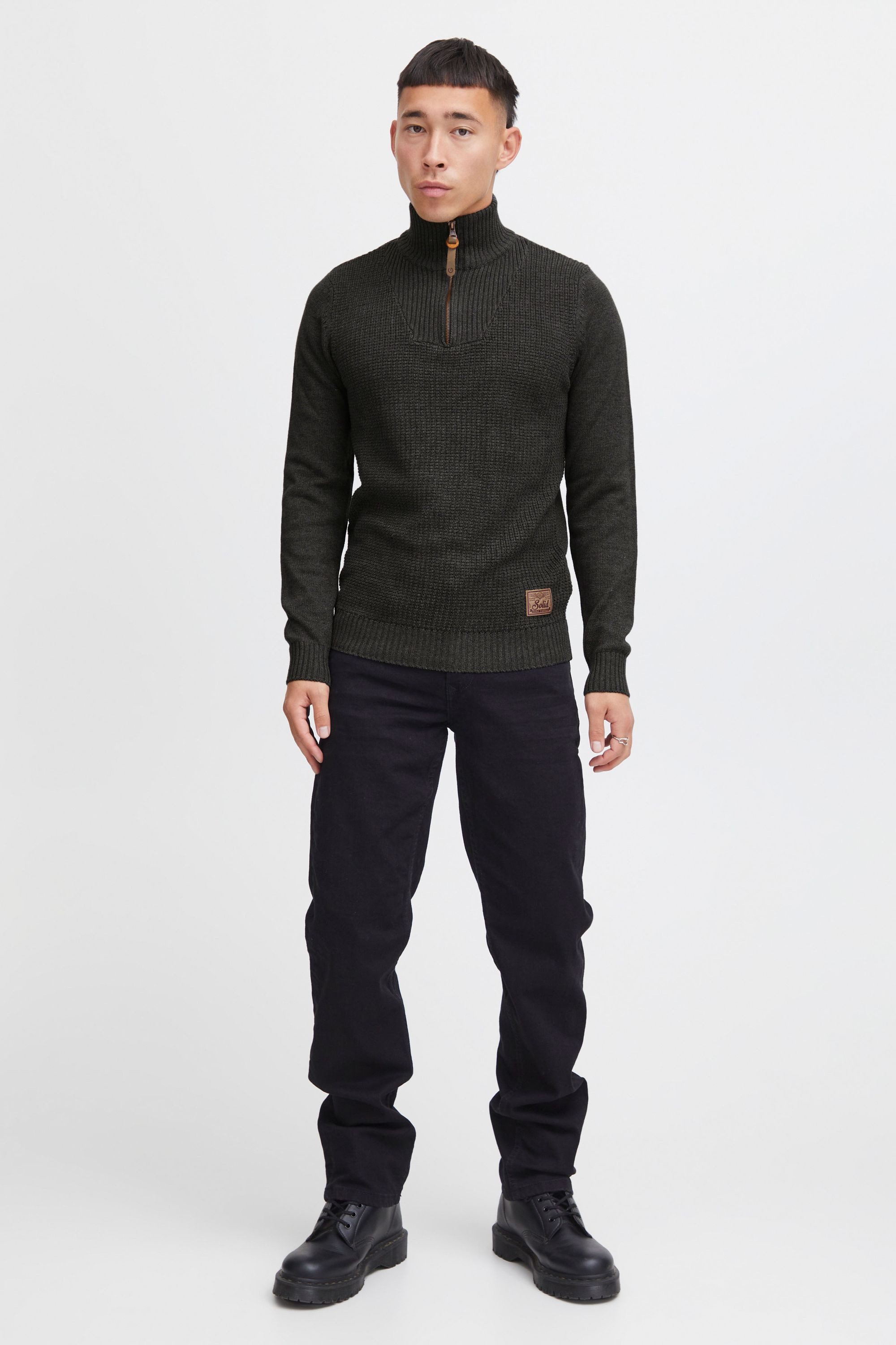 !Solid Troyer SDTommy Strickpulli mit hochabschließendem Kragen günstig online kaufen