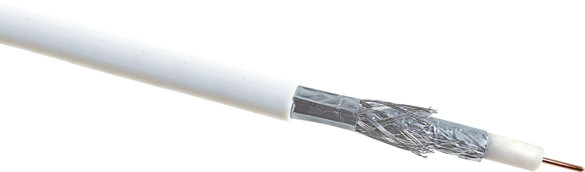 SAT-Kabel, beliebig kürzbar KOX820 cm), (2000 012 unkonfektioniert, Schwaiger