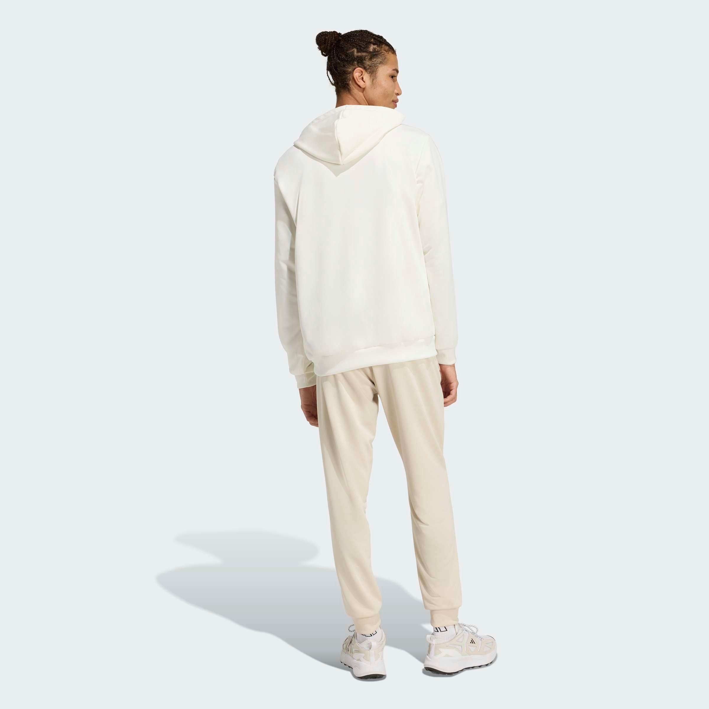 adidas Sportswear Trainingsanzug M BL FT HD TS (2-tlg), zweiteiliges Set aus Hose und Hoodie