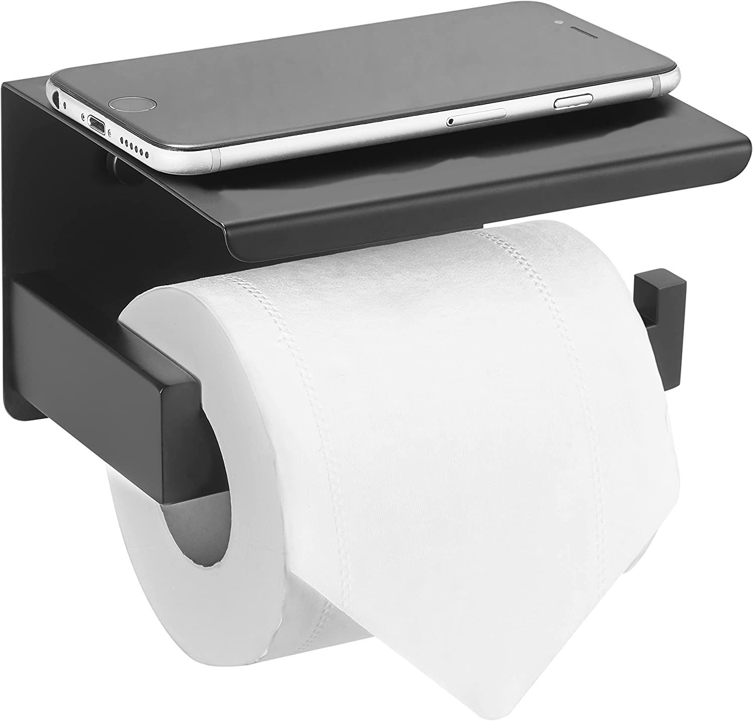 Selbstklebend Toilettenpapierhalter Edelstahl Toilettenpapierhalter ZAXSD Wandmontage Klopapierhalter, Bohren, Ohne Klorollenhalter