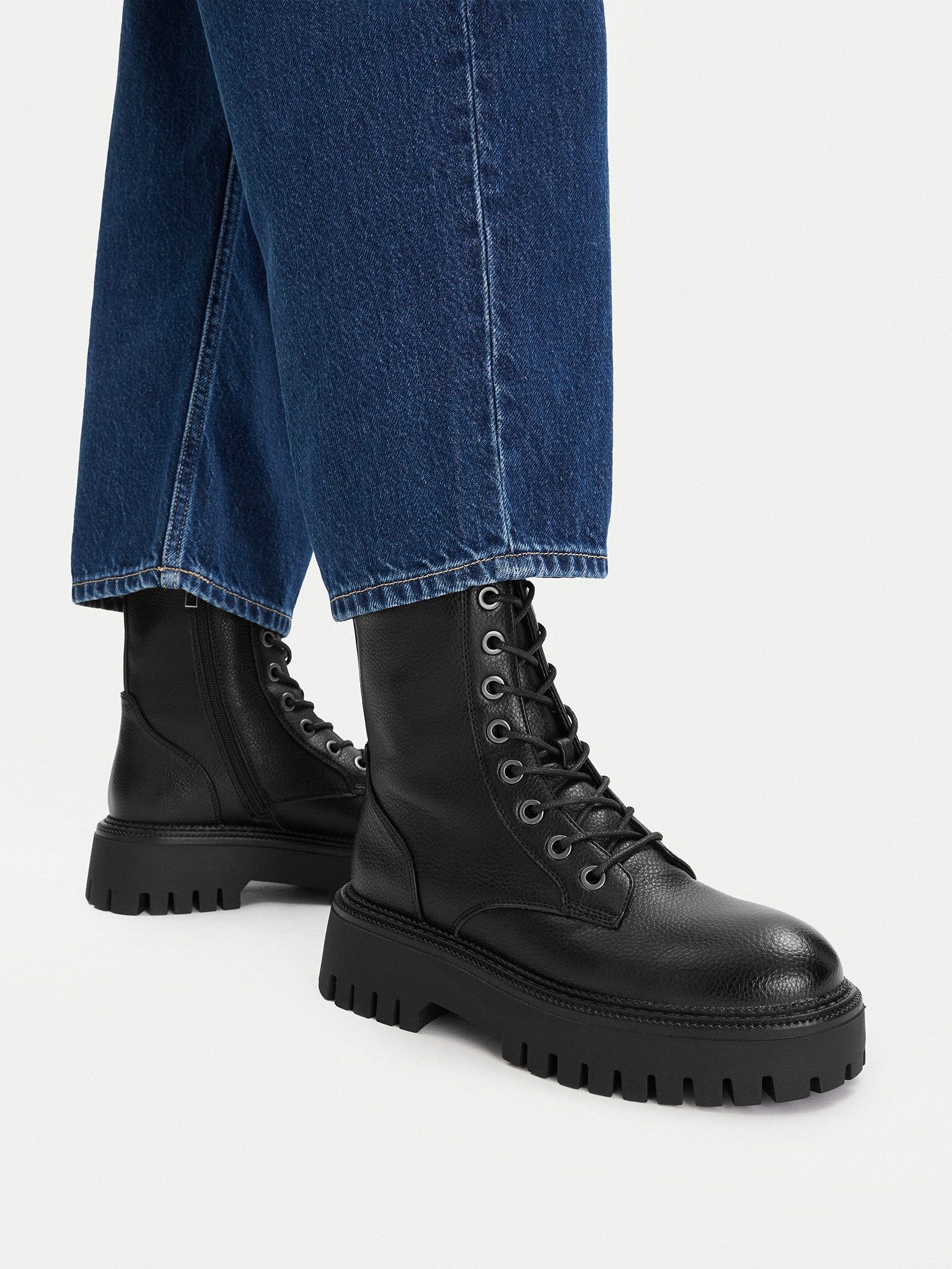 DeeZee Deezee Damenstiefel Schwarz CEO-HY66880002-1 Stiefel – Bild 2 von 5