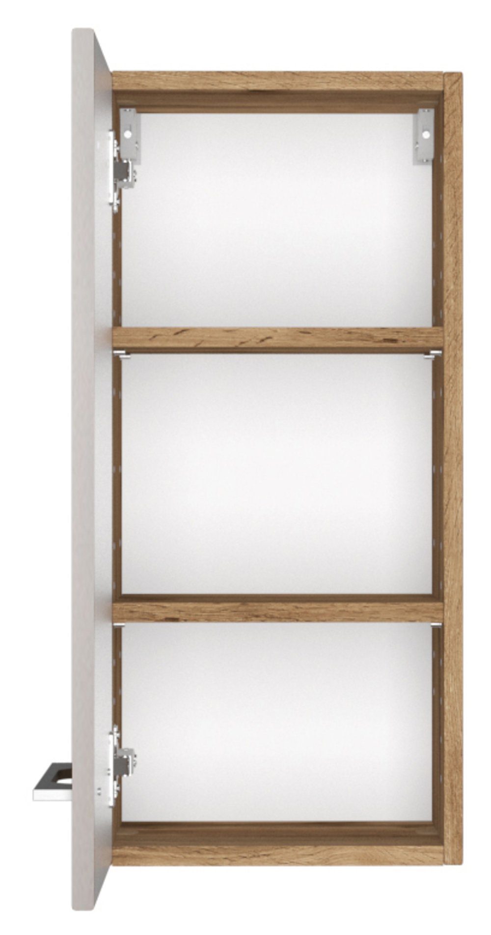 HELD MÖBEL Hängeschrank Livorno 30 cm Wotaneiche/matt weiß