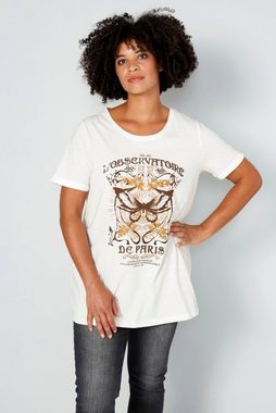 Angel of Style Rundhalsshirt T-Shirt Classic Fit Schmetterling Rundhals Halbarm