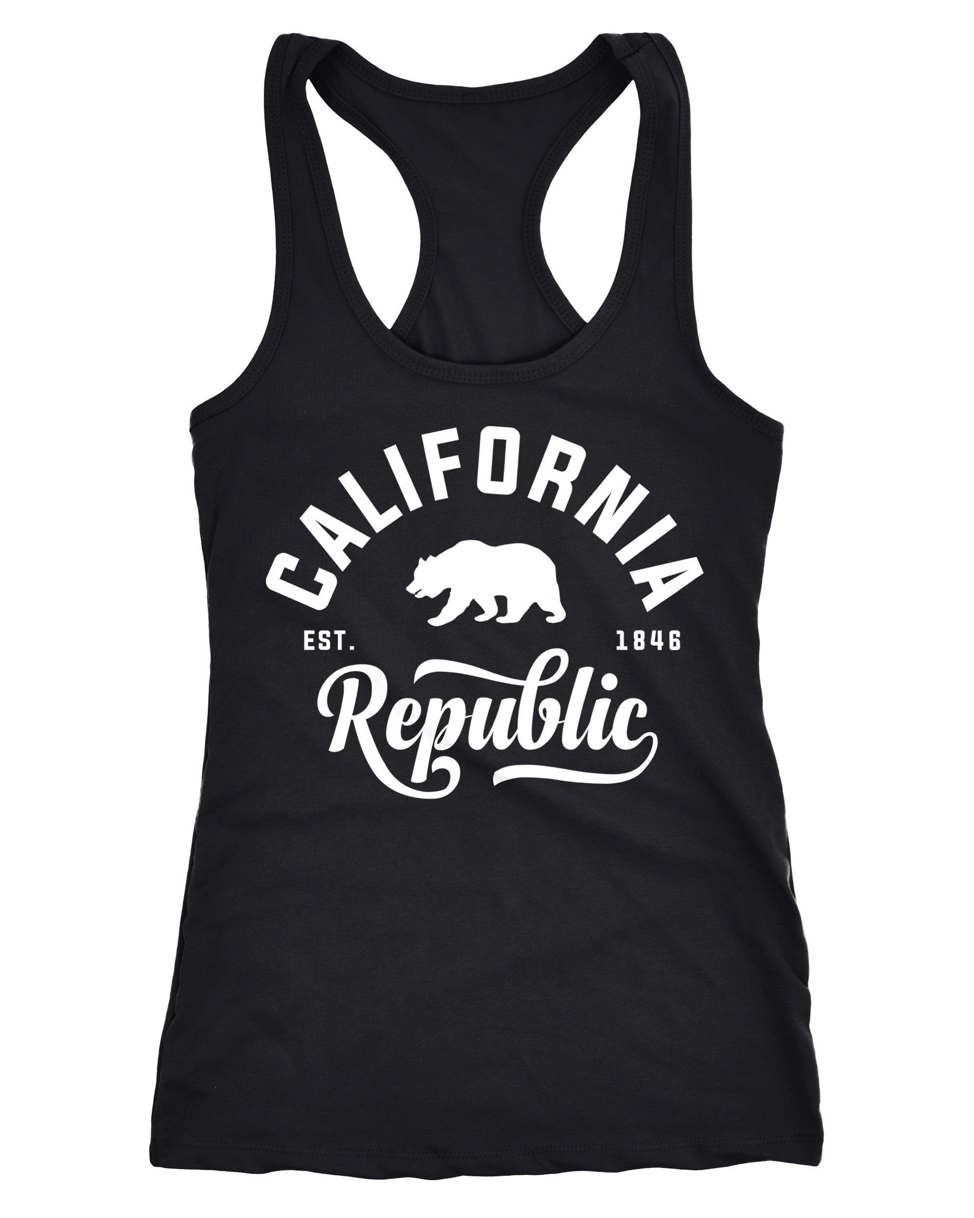 Tanktop Damen Tank-Top California Republic Racerback Neverless®