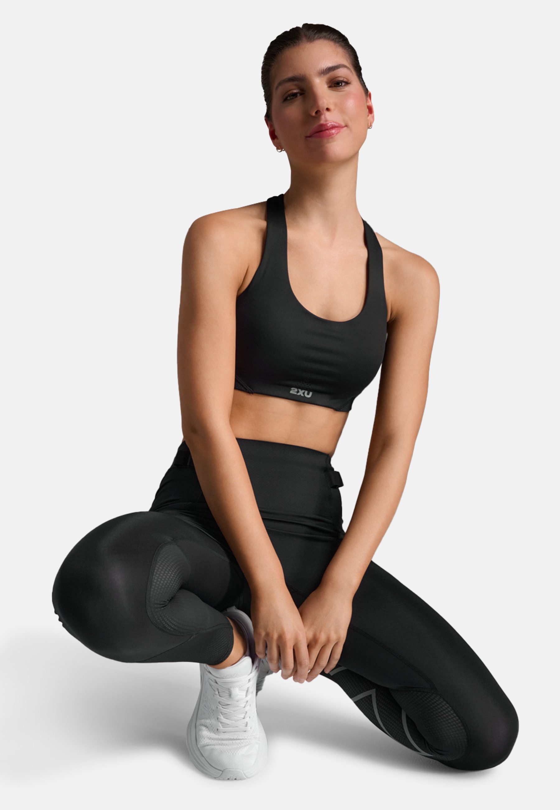 2xU Lauftights Aero Mesh Hi-Rise Comp Tight (1-tlg)
