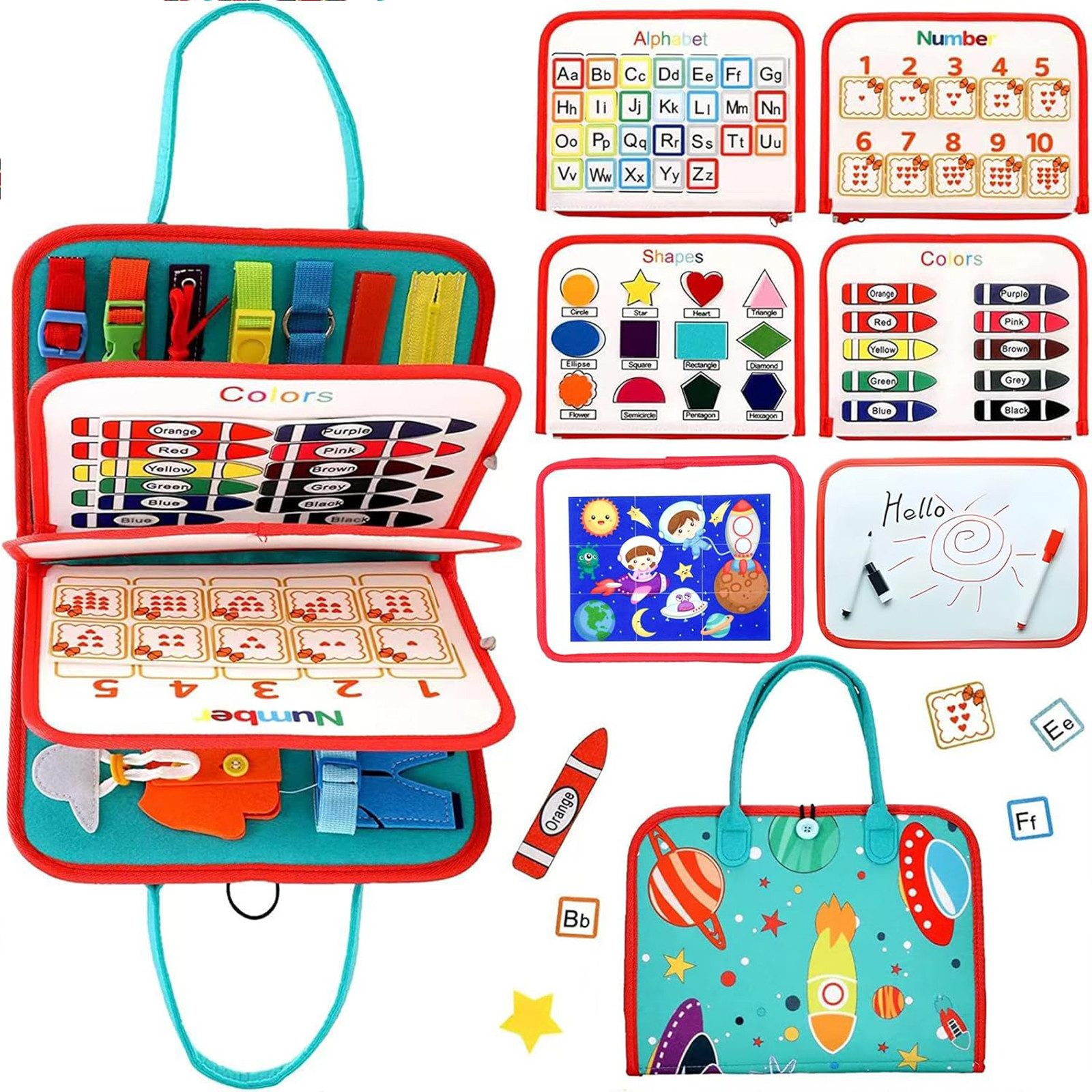 MODFU Lernspielzeug Montessori Busy Board Baby günstig online kaufen