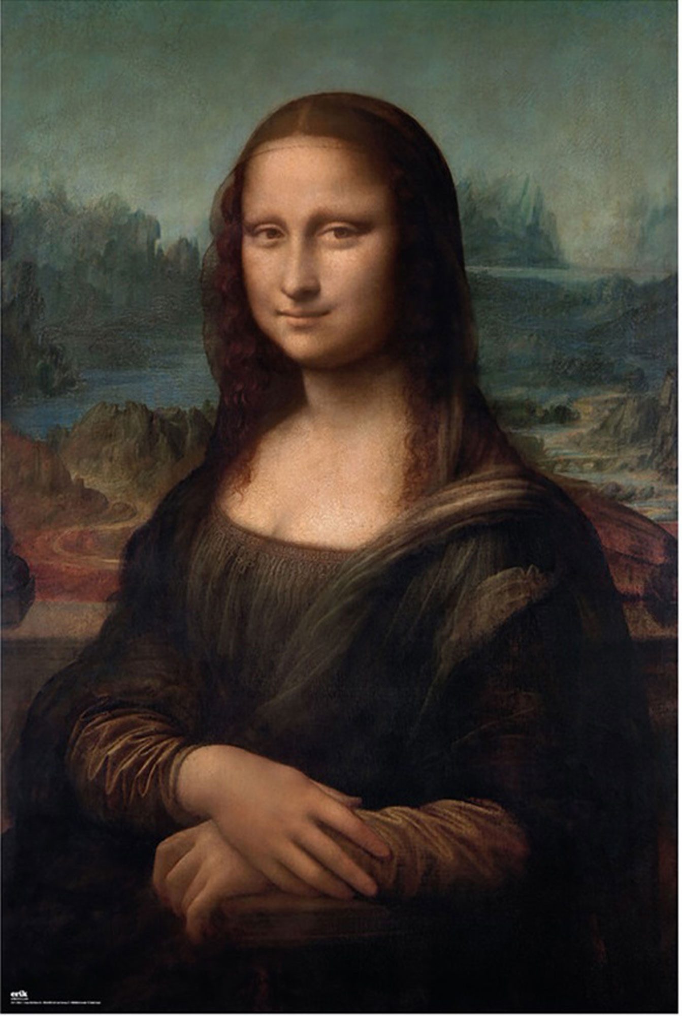 Kunstdruck Da Vinci, Leonardo - Poster - Mona Lisa