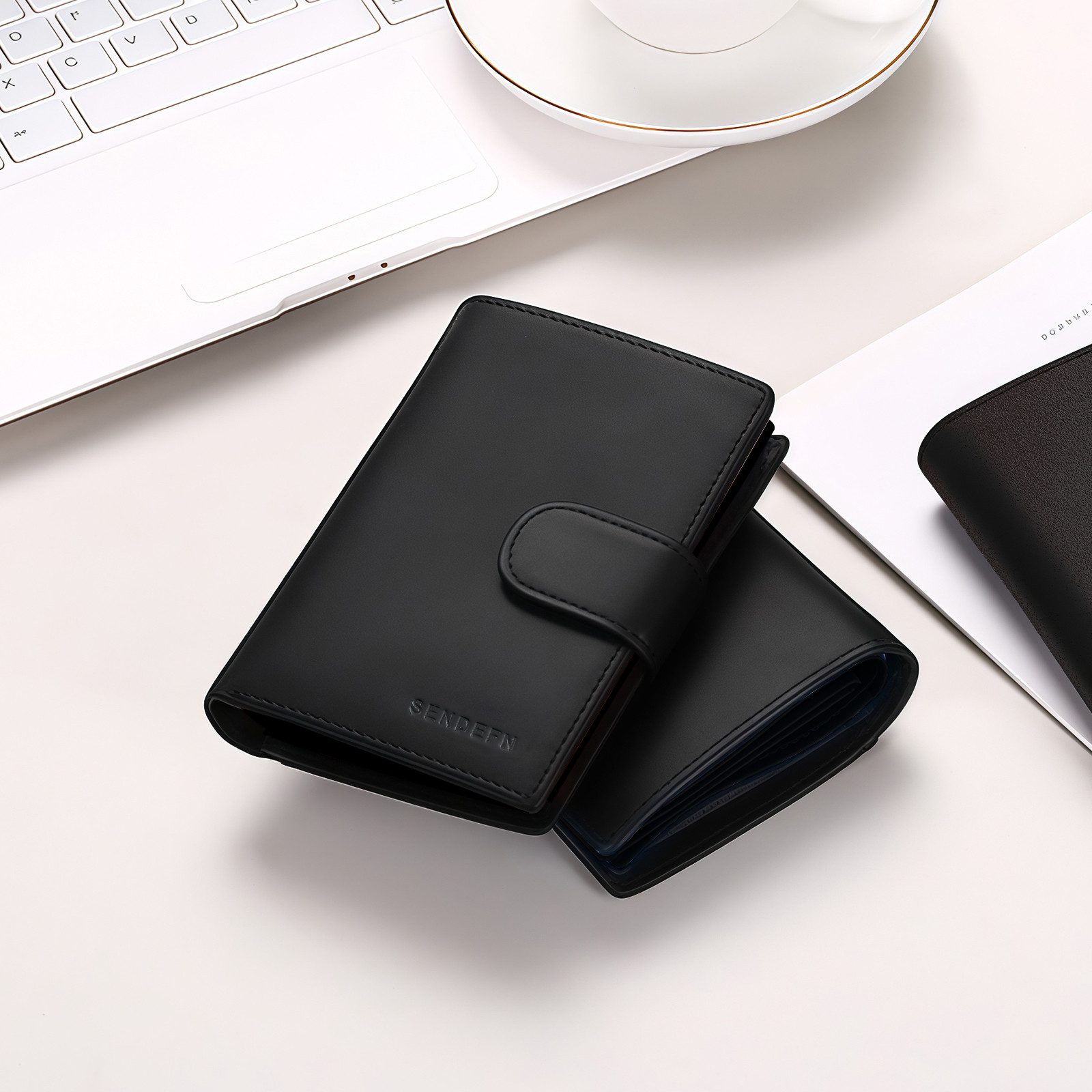 GLIESE Geldbörse Herren Echt-Leder Geldbeutel RFID Portemonnaie mit Münzfac günstig online kaufen