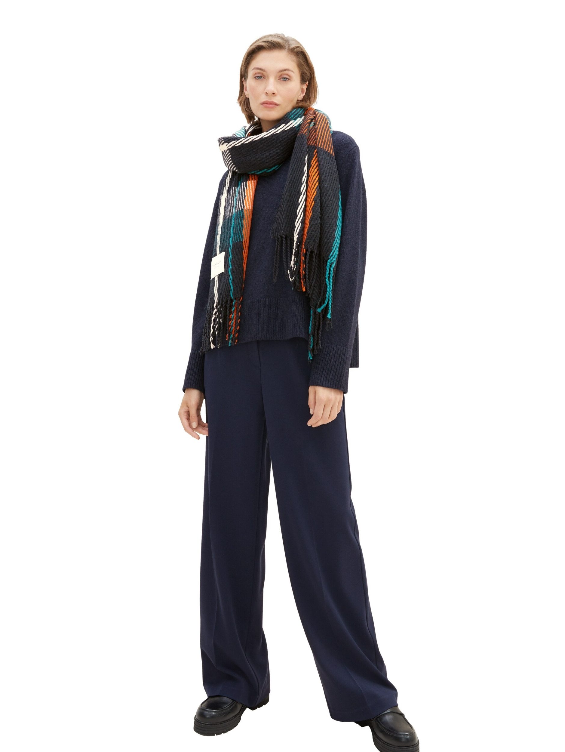 TOM TAILOR Halstuch Scarf structured check