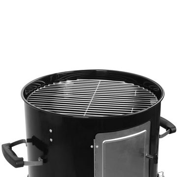 BBQ-Toro Räucherofen 3 in 1 Räuchertonne Ø 47 cm, 3in1 Smoker, Kugelgrill und Feuerstelle, Auch als Kugelgrill und Feuerstelle nutzbar