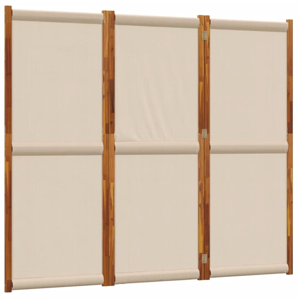 vidaXL Raumteiler 3-tlg. Paravent Taupe 210x180 cm, 1-tlg.