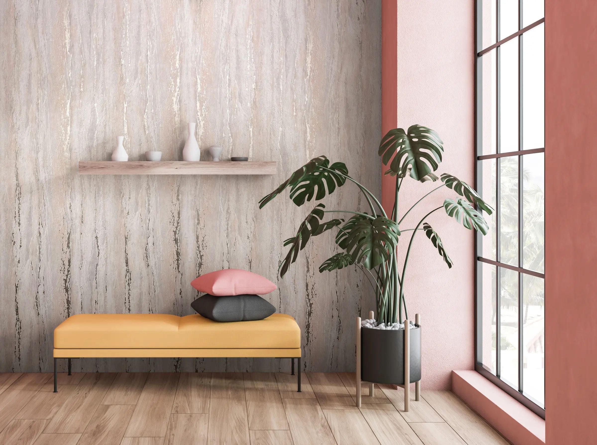 Marburg Vliestapete Tapete Urban Stone, geprägt, urban, moderne Vliestapete für Wohnzimmer Schlafzimmer Küche – Bild 3 von 3