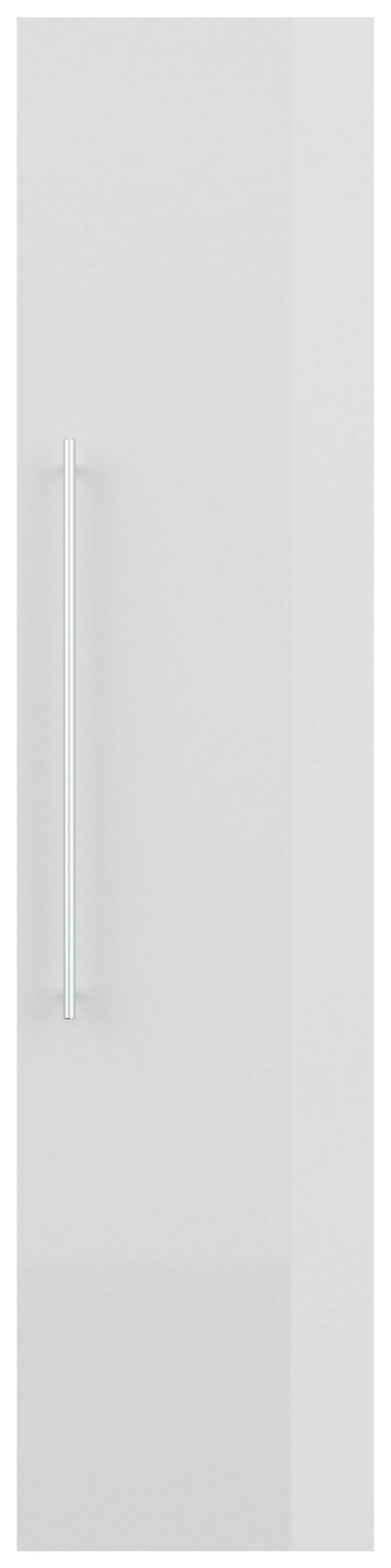 Posseik Hochschrank Badezimmer Hochschrank "Levana XXL" 150 cm Weiß Hochglanz
