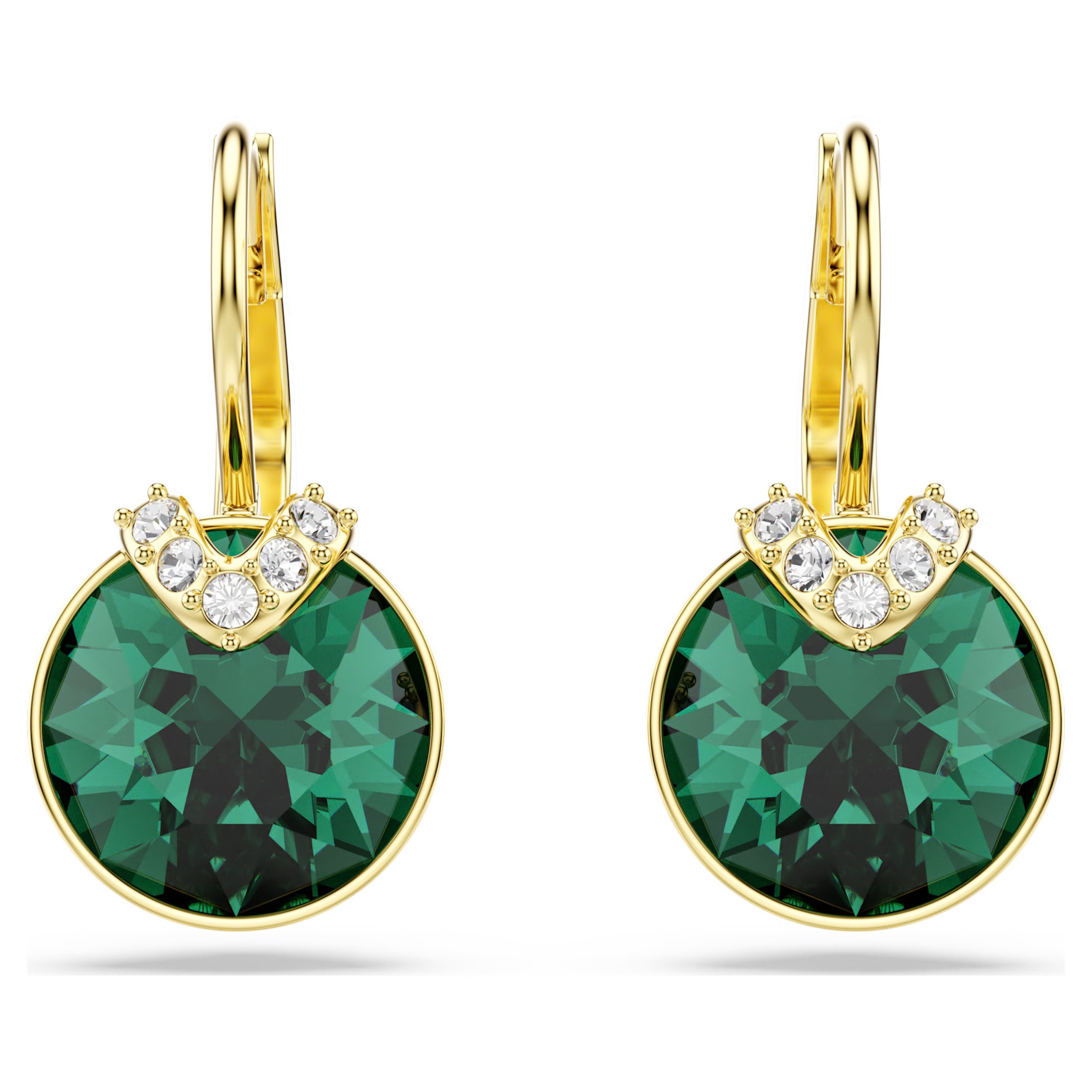 Swarovski Paar Ohrhänger Bella V Drop-Ohrhänger Rundschliff, Grün, 5735389 günstig online kaufen