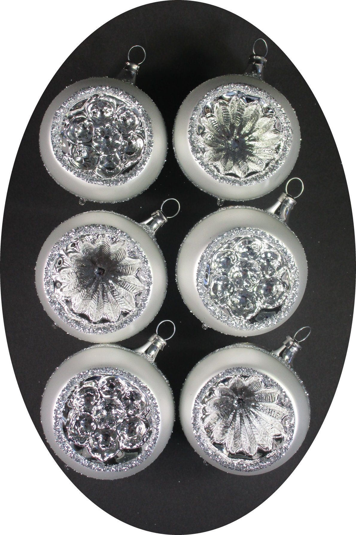 Nostalgie Christbaumschmuck Thüringen Christbaumschmuck Reflexkugeln 6cm, s günstig online kaufen