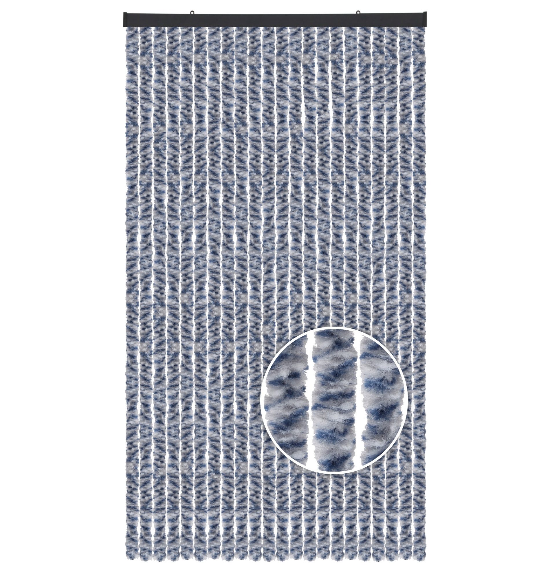 Arsvita Türvorhang Flauschvorhang 90cm x 200cm (1 St), Ösen, blickdicht, In günstig online kaufen