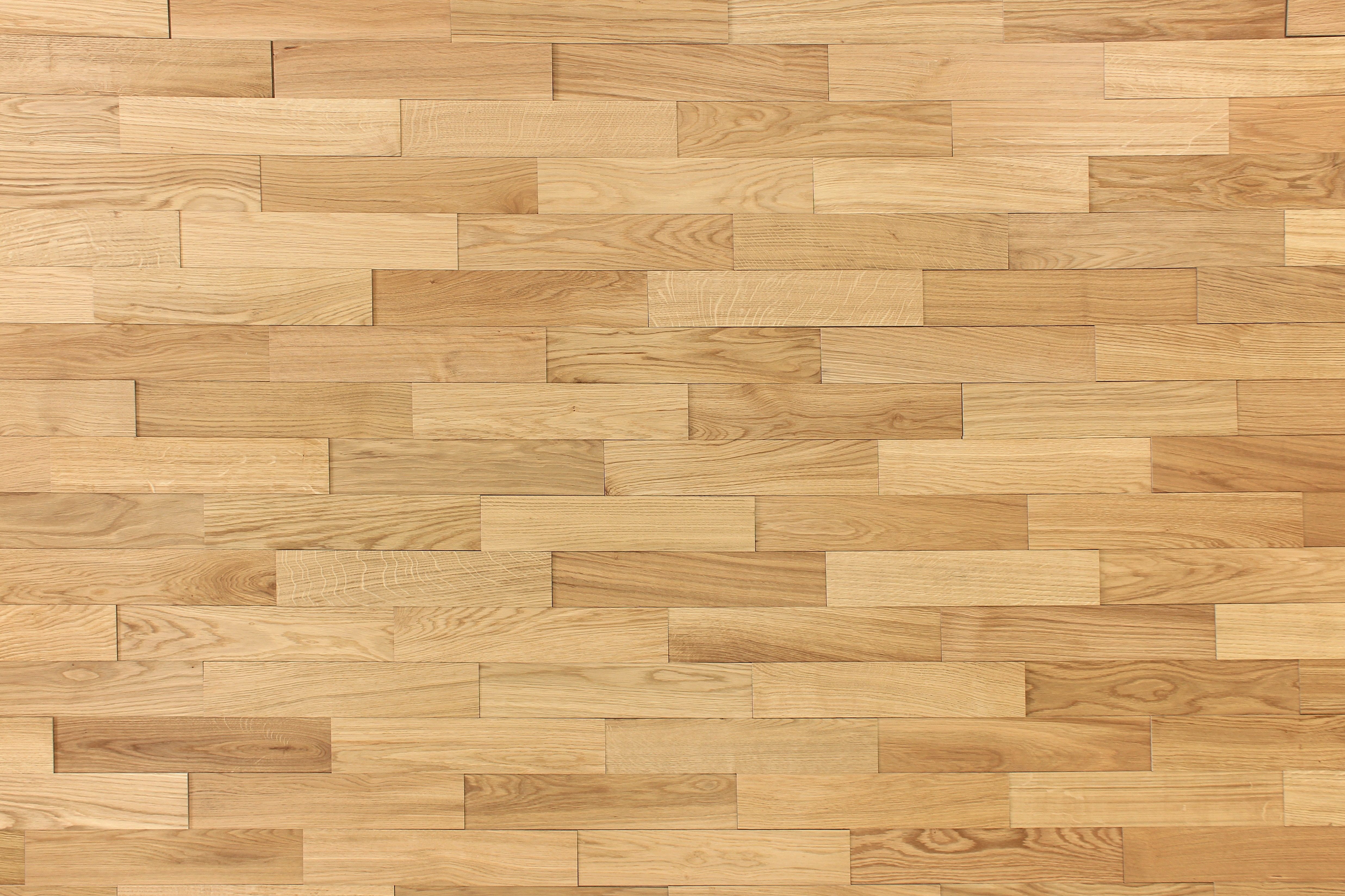 wodewa GmbH 3D Wandpaneel Vollholz - Serie 400 -, BxL: 8x40 cm, 0,03 qm, (Set, 32-tlg., 1 m) 3D-Optik, Selbstklebend