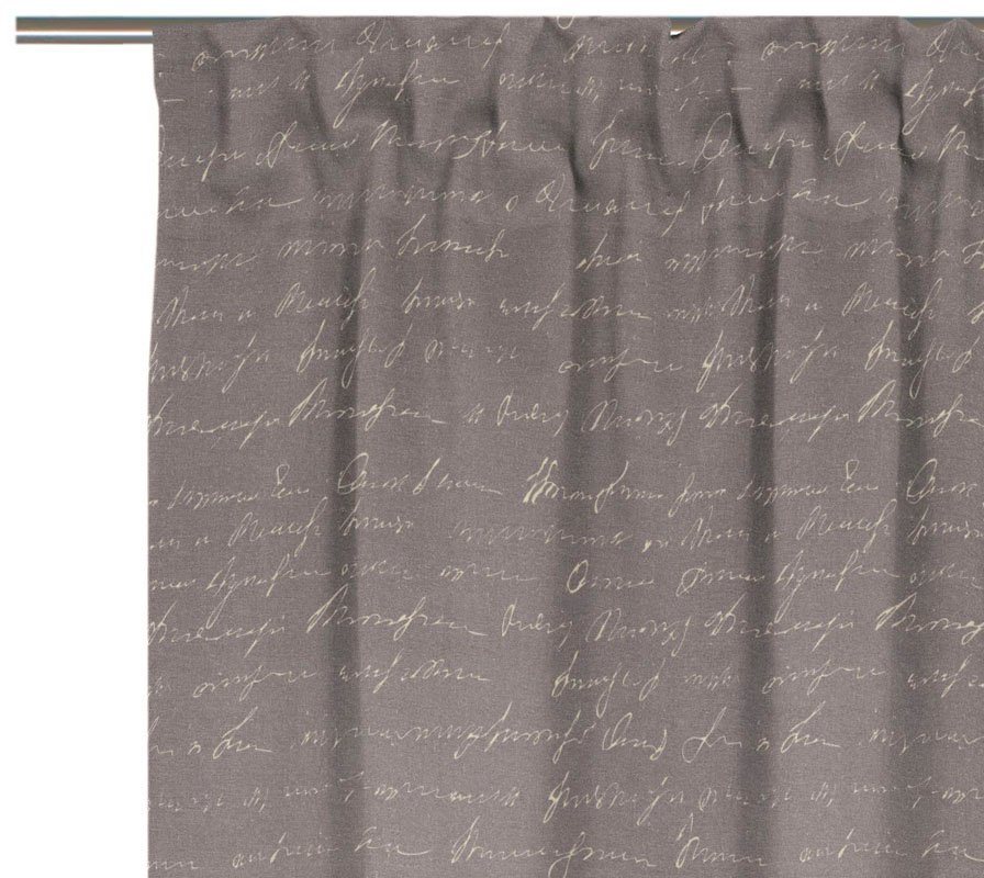 Vorhang Scribble, Adam, Multifunktionsband (1 St), blickdicht, Jacquard,  nachhaltig aus Bio-Baumwolle