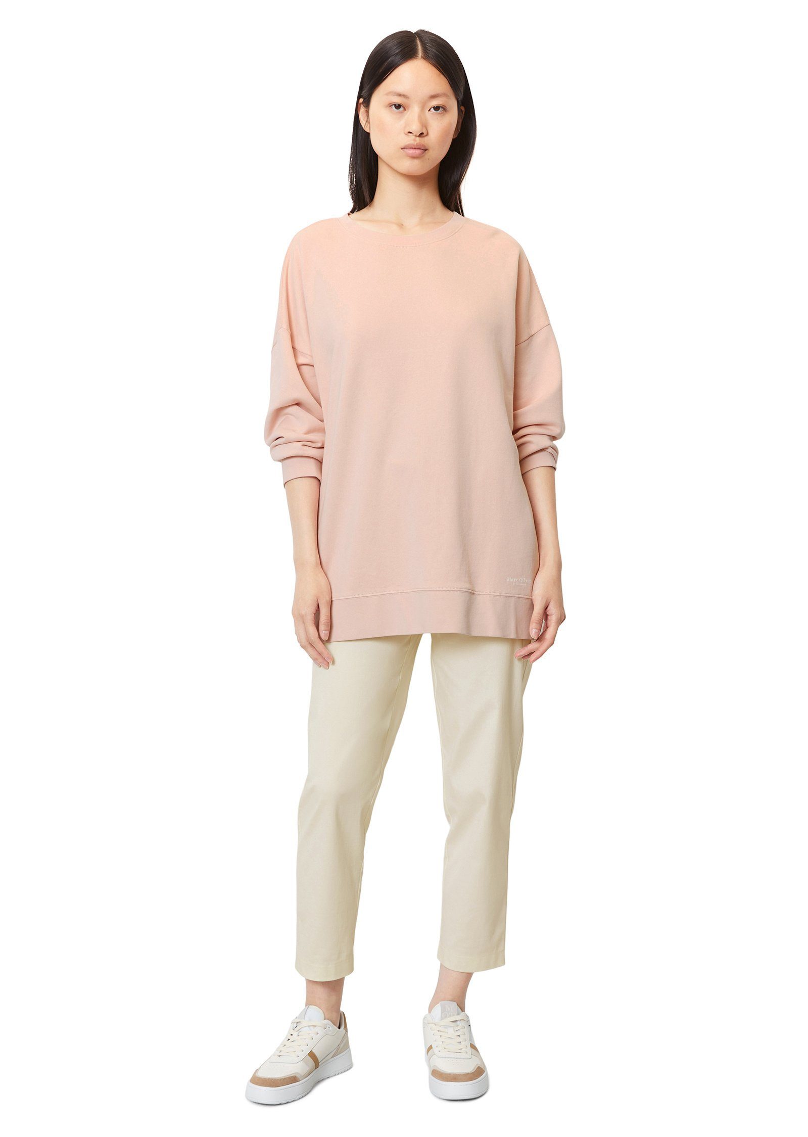 Sweatshirt Cotton O'Polo Organic Marc aus rosa