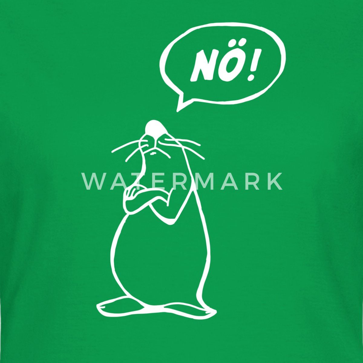 Spreadshirt T-Shirt Maus Lustiger Spruch Nö Bevor Du Fragst Nein Frauen T-Shirt (1-tlg) Slim Fit, fällt klein aus