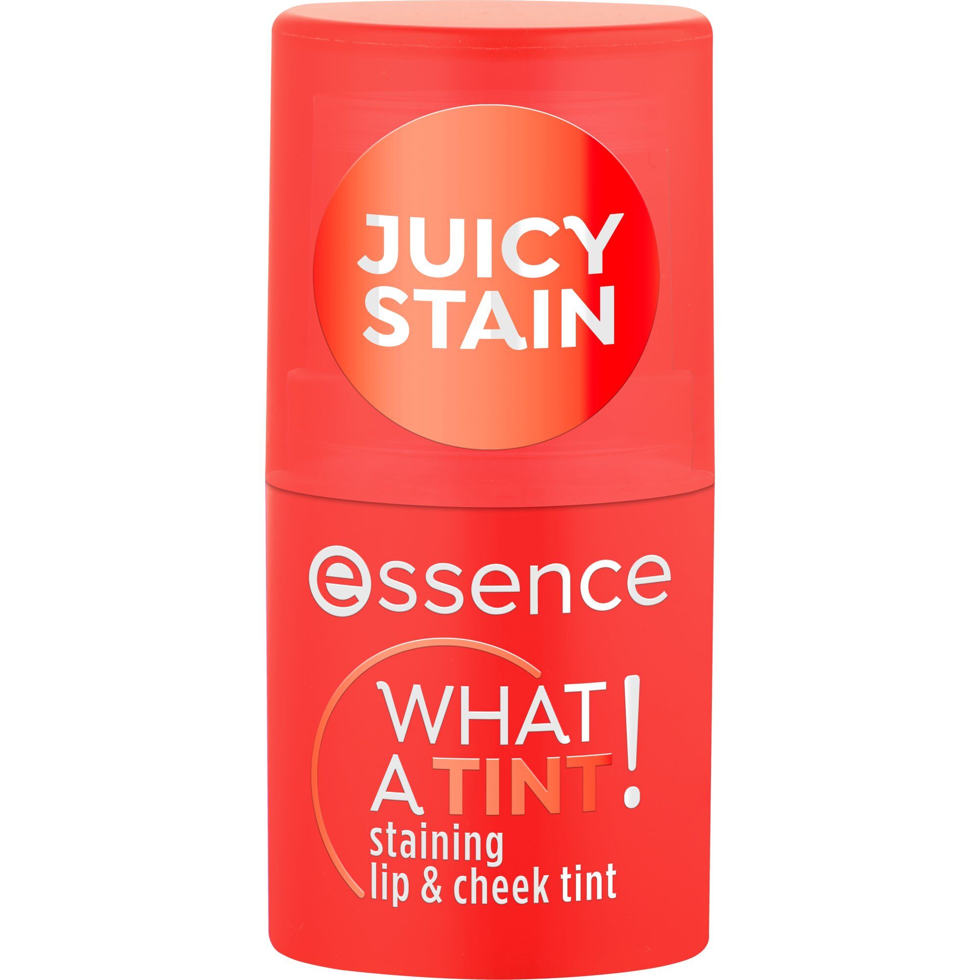 Essence Rouge WHAT A TINT! staining lip & cheek tint, 3-tlg., 3-tlg., glänzend, Balsam, leichte Deckkraft, alle Hauttypen