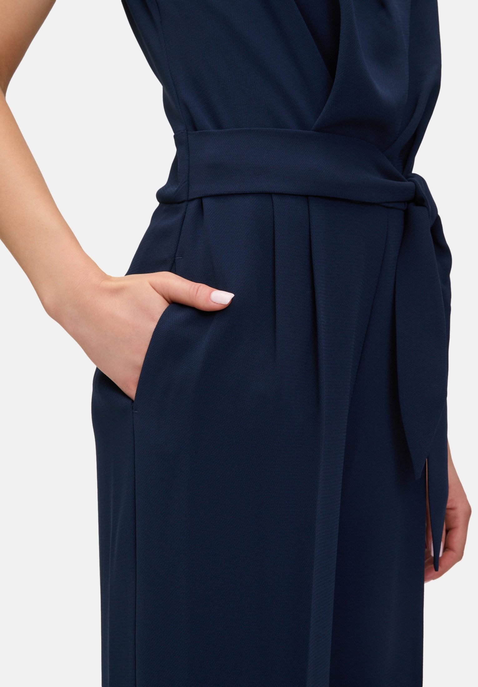 Betty&Co Overall Damen ohne Arm (1-tlg) Falten