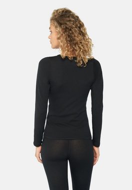 DANISH ENDURANCE Thermounterhemd Merino Thermo-Unterwäsche Set für Damen Langarm Shirt & Hose, Temperaturregulierend