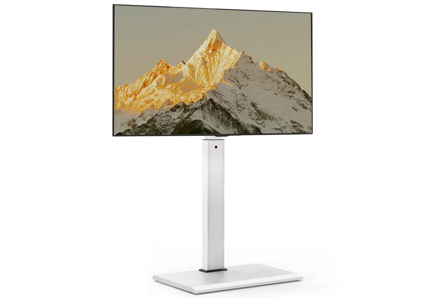 FITUEYES TV-Ständer ±30° schwenkbar, höhenverstellbar, 32-65 Zoll, (bis 65 Zoll, Metallbodenplatte)