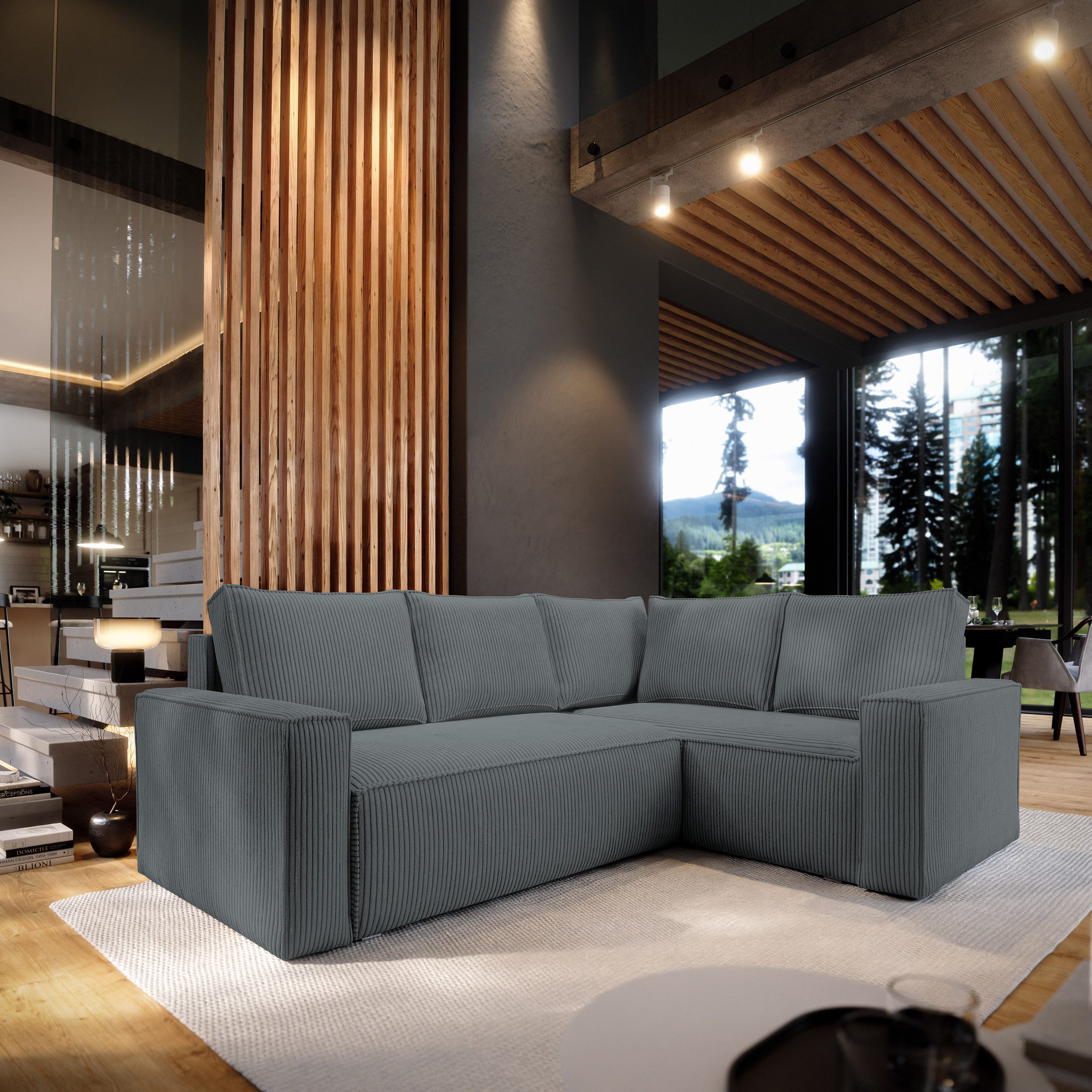 Masseno Ecksofa ESTANO mit Schlaffunktion L-Form, günstig online kaufen