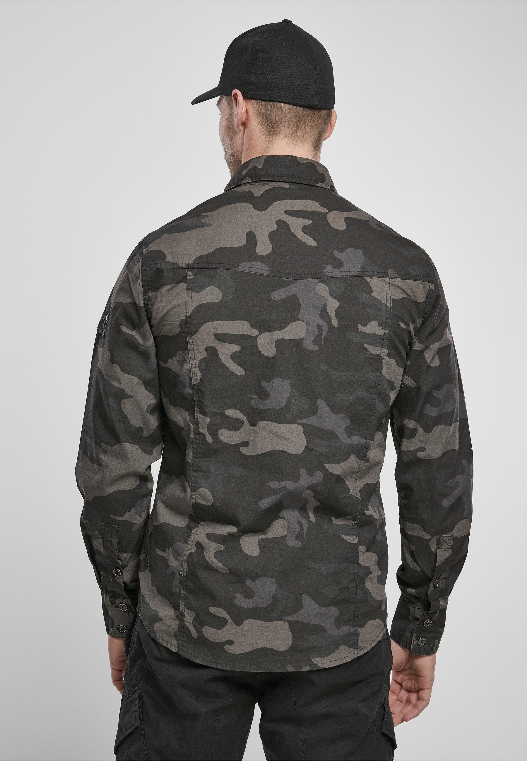 Brandit Langarmshirt Brandit Herren Slim Worker Shirt (1-tlg)