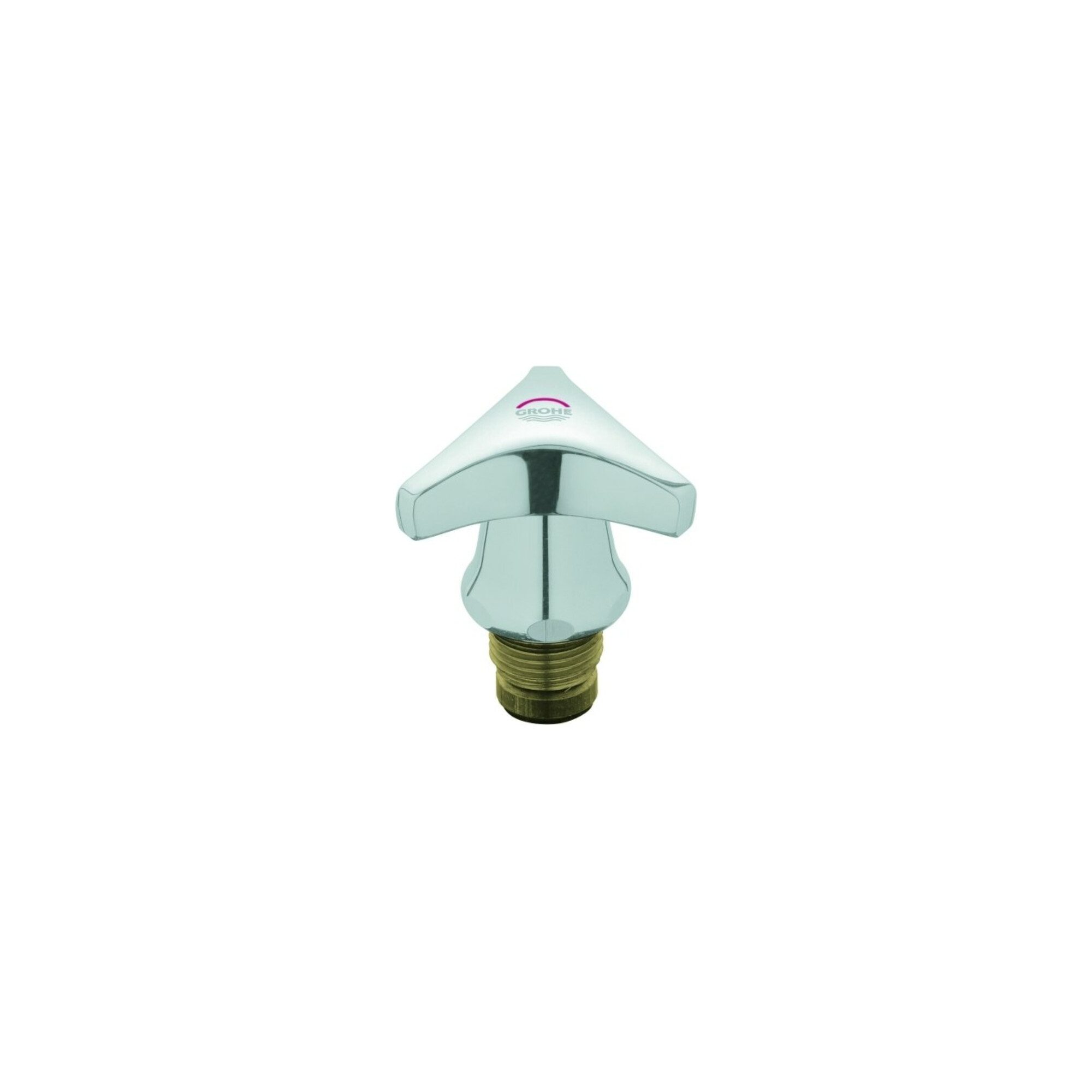 Grohe Badarmatur Grohe Oberteil 45969 mit Trecorn Griff Markierung rot 1/2" chrom 10 St