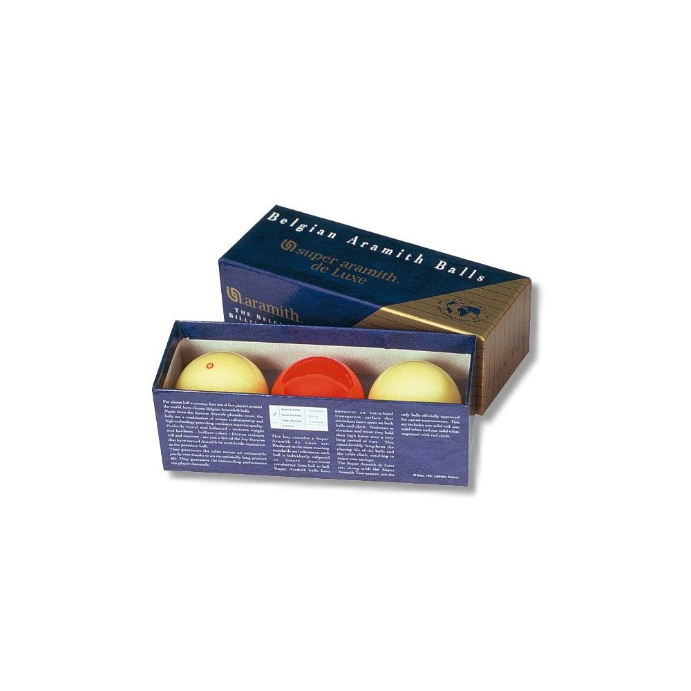 Billardtisch Aramith Carom Super DeLuxe Kugeln 61,5mm - Billard Kugeln