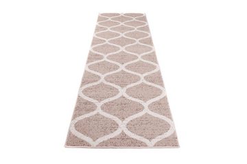 Läufer Läufer Flurläufer Modern für Vorzimmer, Küche - Beige Creme, Mazovia, 120 x 100 cm, Kurzflor, Meterware, Höhe 10 mm, Kurzflor - niedrige Florhöhe