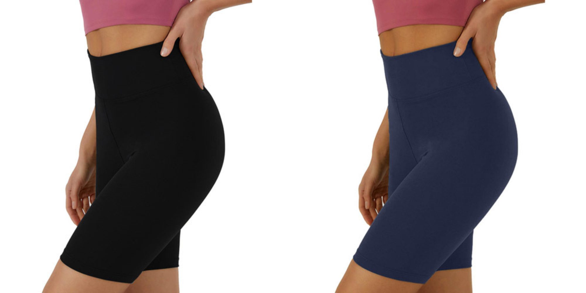 Shorts Shorts mit hoher Taille für Damen