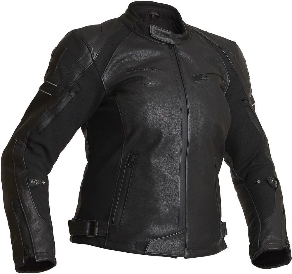 Halvarssons Motorradjacke Leather Jacket Risberg Woman Black